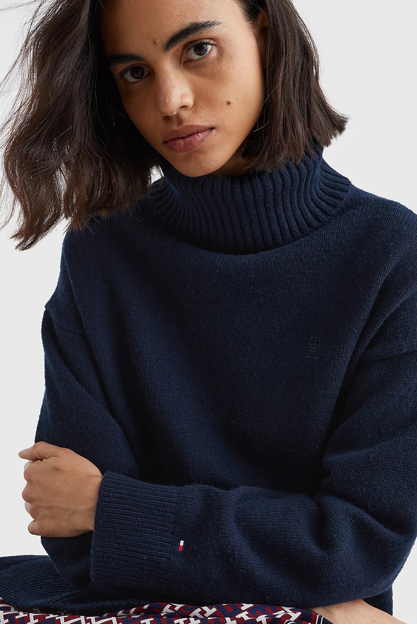 Гольф WOOL BLEND ROLL-NK SWEATER 4