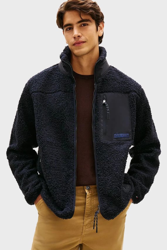 Реглан TEDDY FLEECE ZIP THROUGH Tommy Hilfiger