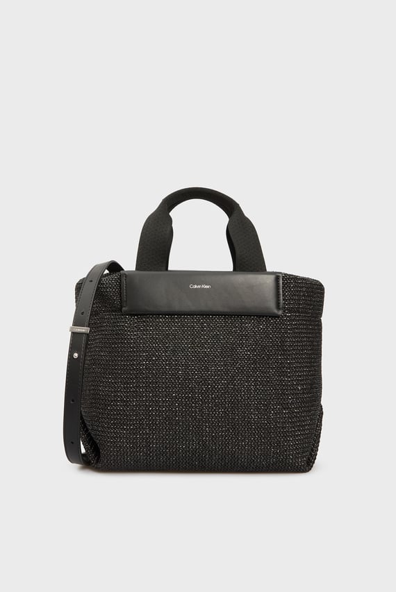 Женская черная сумка RAFFIA SMALL