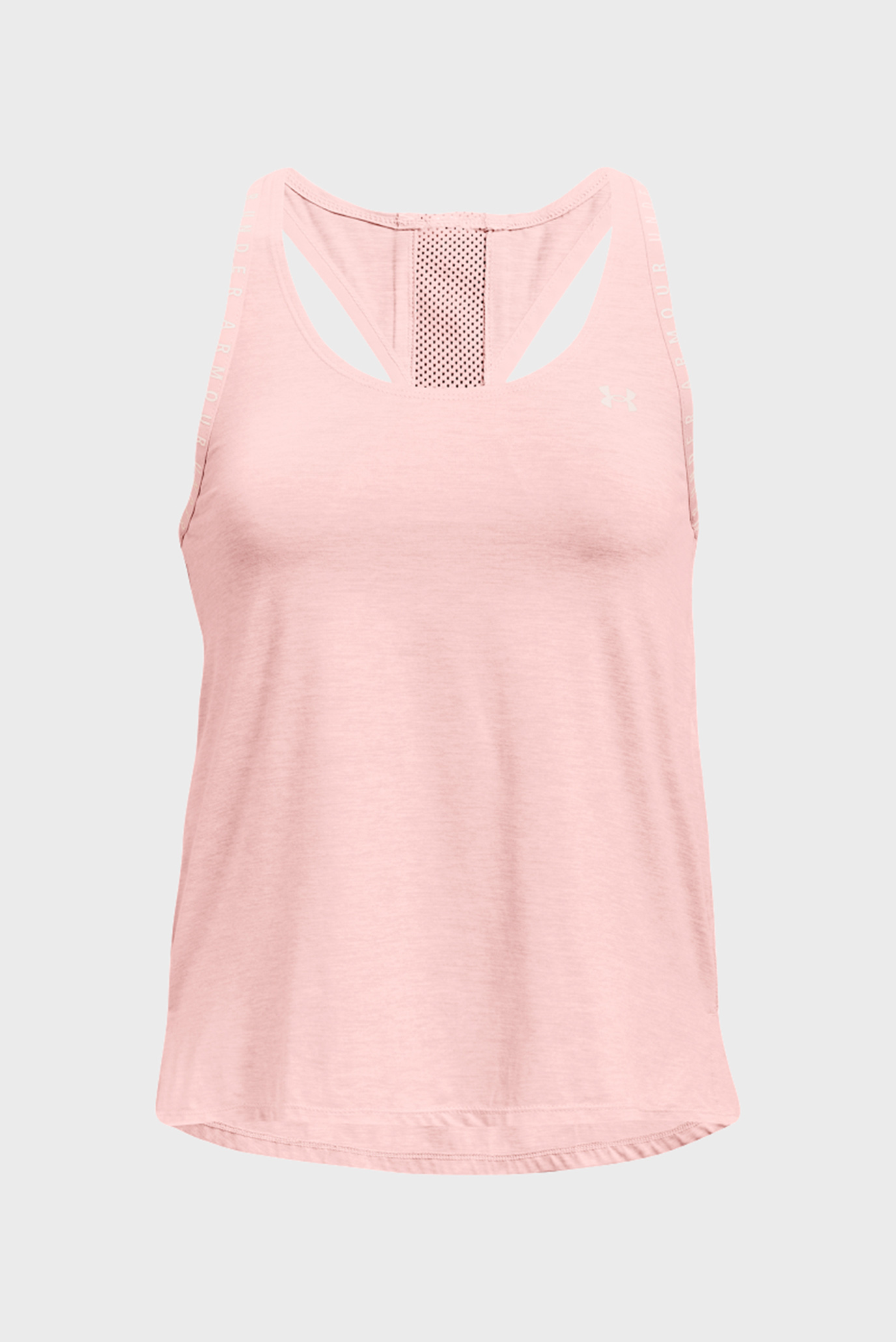 Женская розовая майка UA Knockout Mesh Back Tank 11