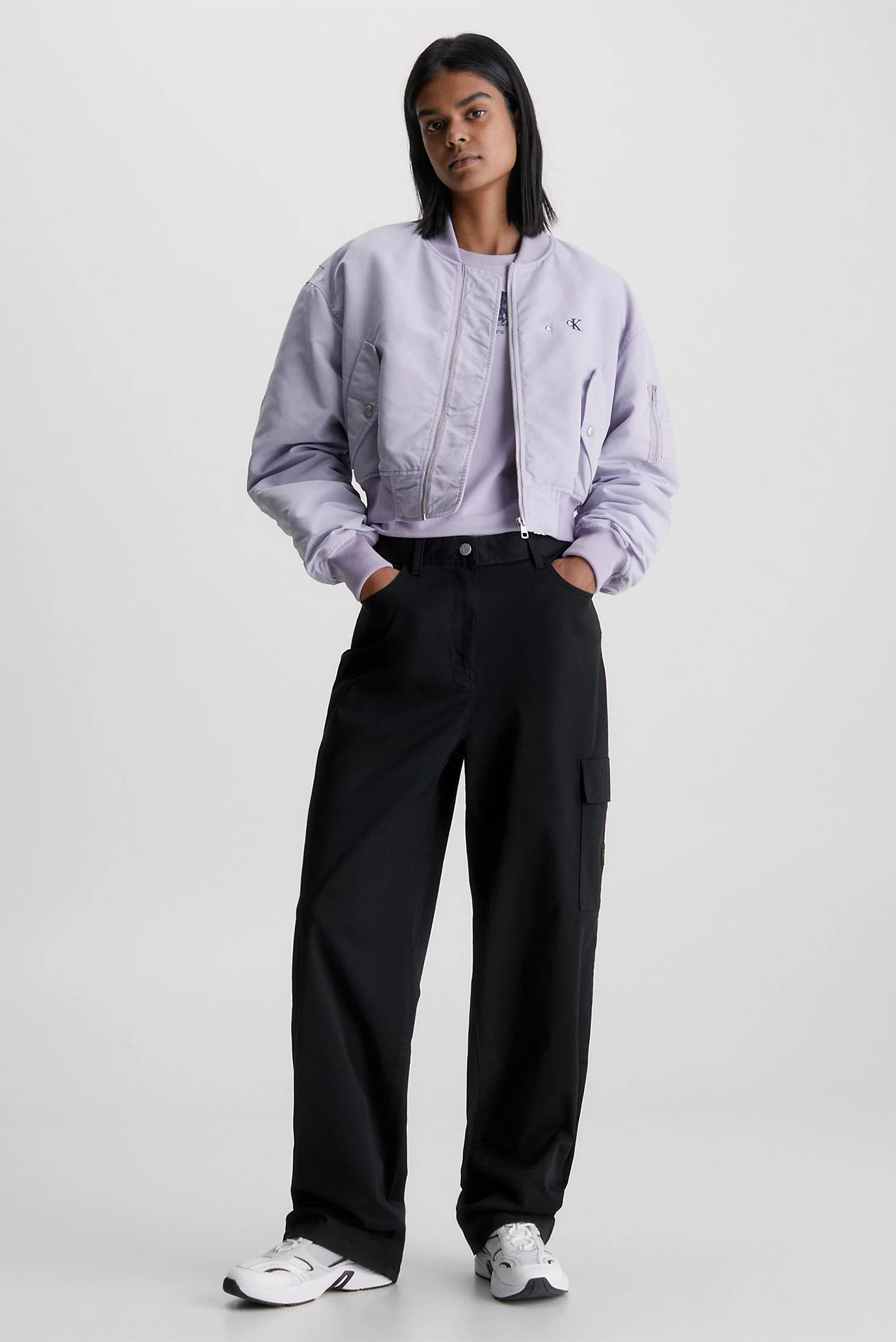 Брюки STRETCH TWILL HIGH RISE STRAIGHT 2