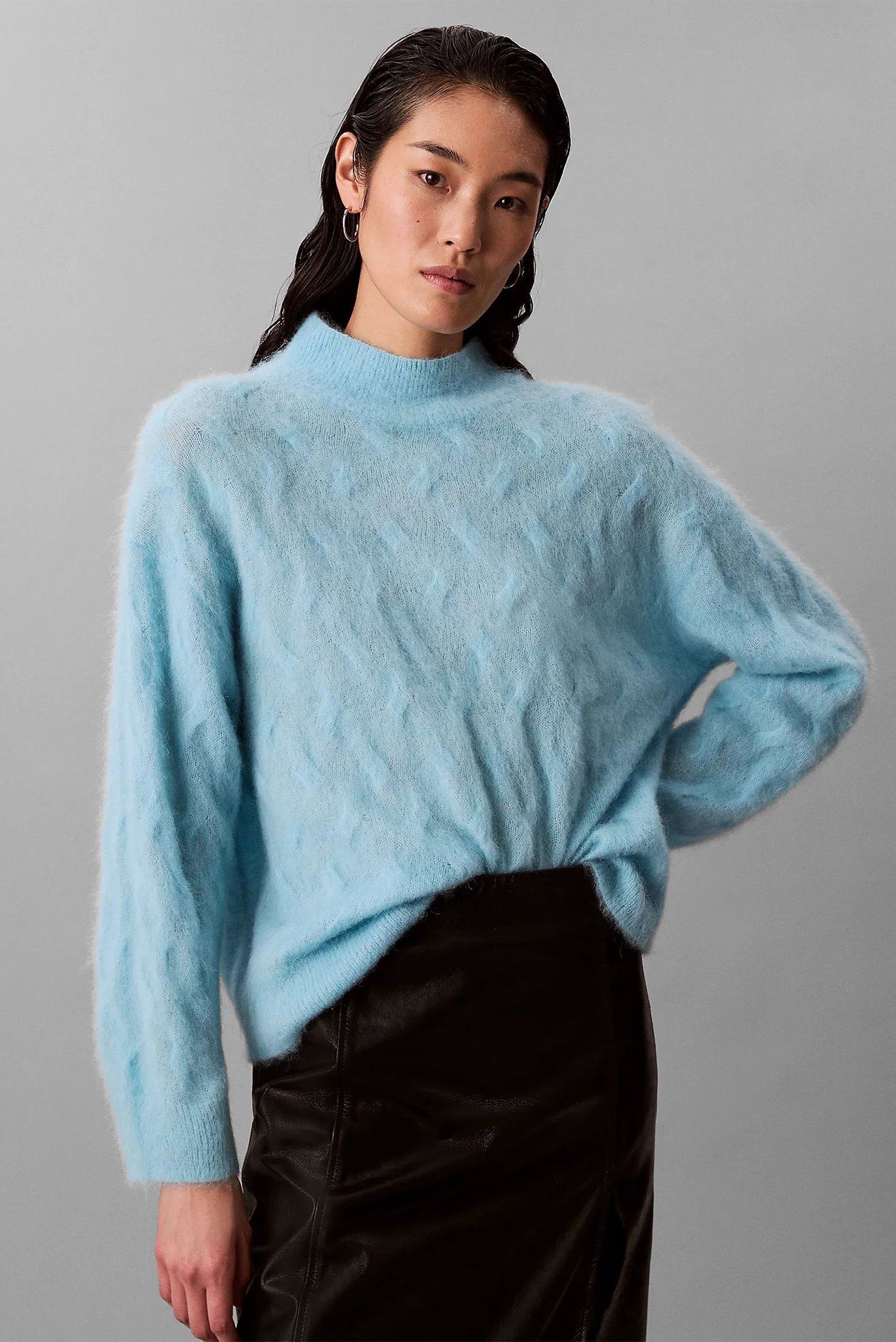 Свитер Brushed Hairy AOP Print Sweater 1