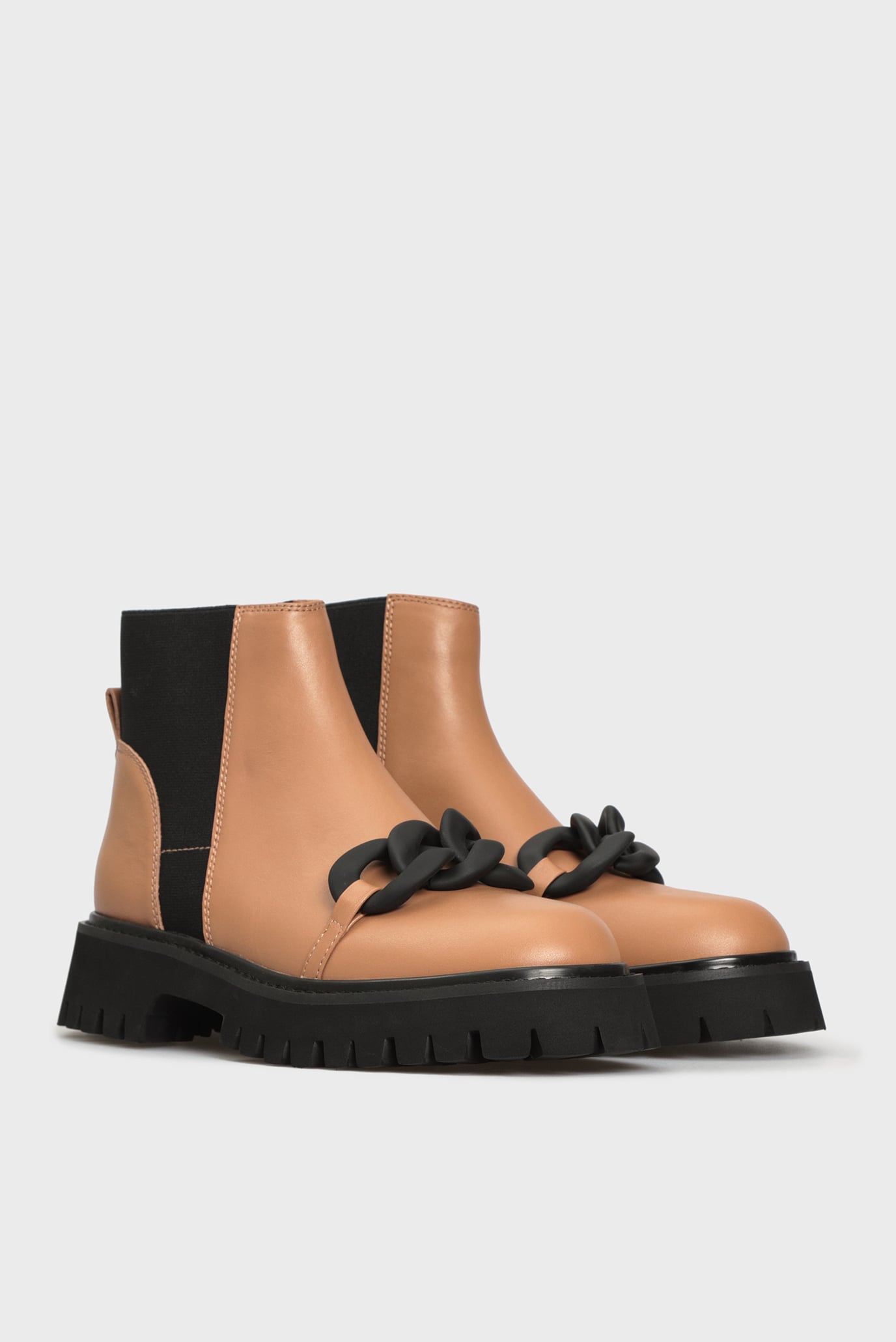 Женские коричневые кожаные челси Moorea 10