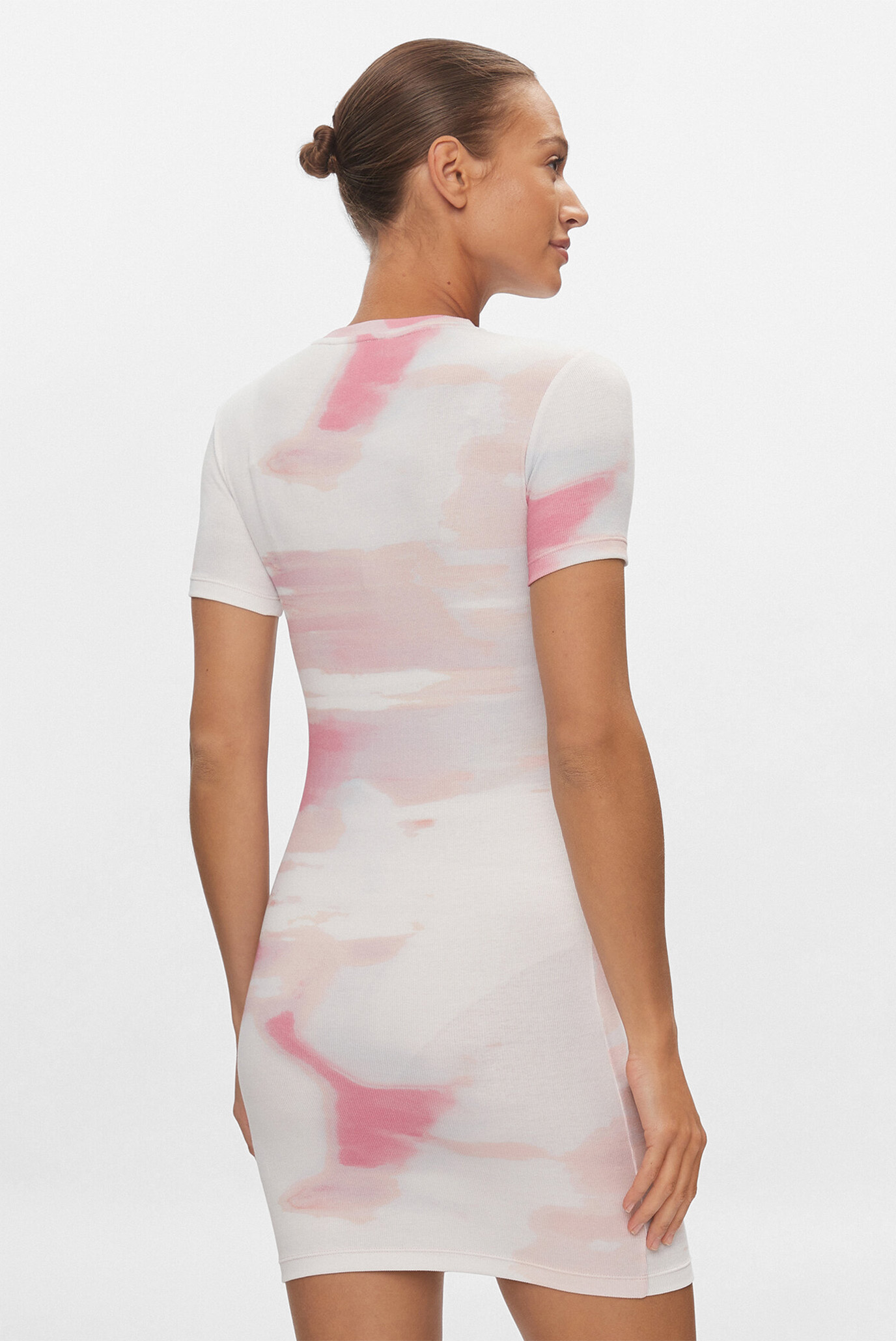 Платье AOP RIB SHORT SLEEVE DRESS 4