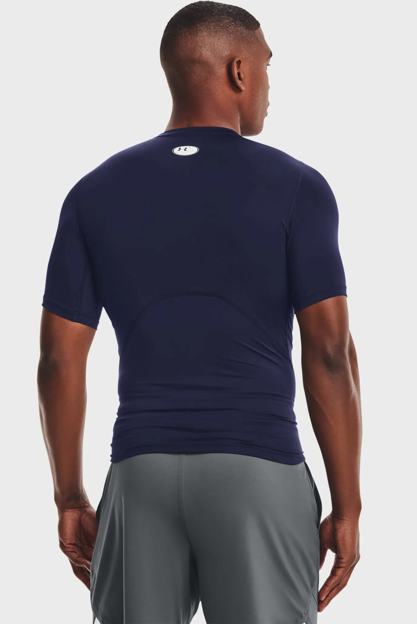Мужская темно-синяя футболка UA HG Armour Comp SS 3