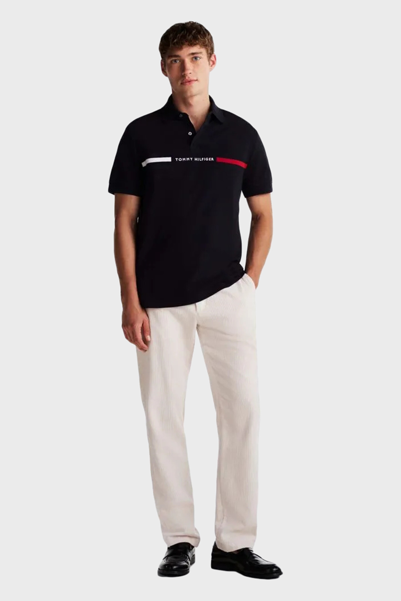 Поло HILFIGER CHEST INSERT REG POLO 3