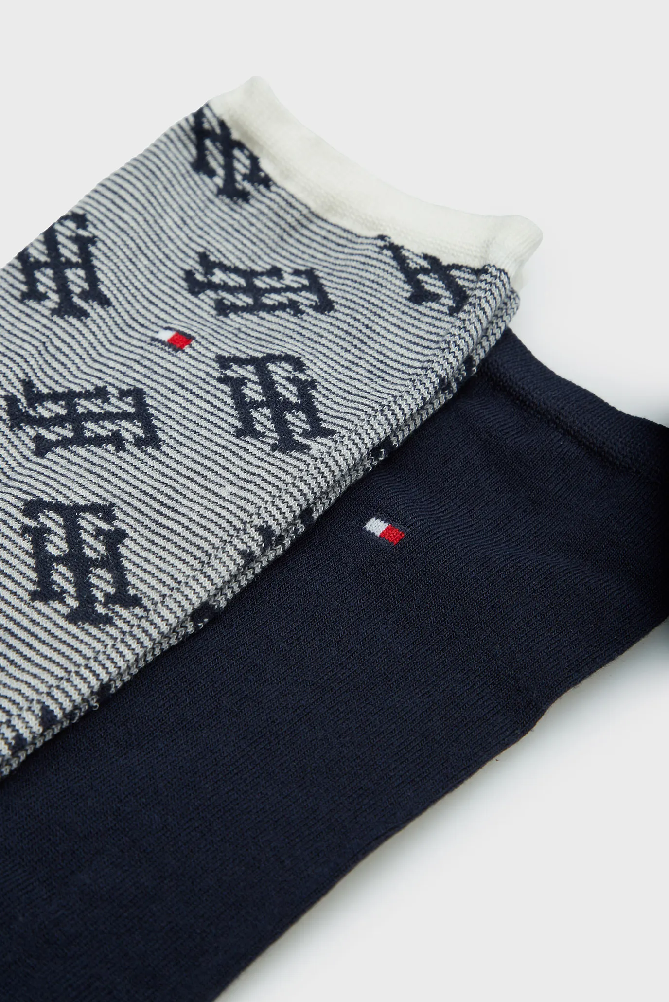 Носки TH WOMEN SOCK 2P MONOGRAM ONE ROW STRIPE 3