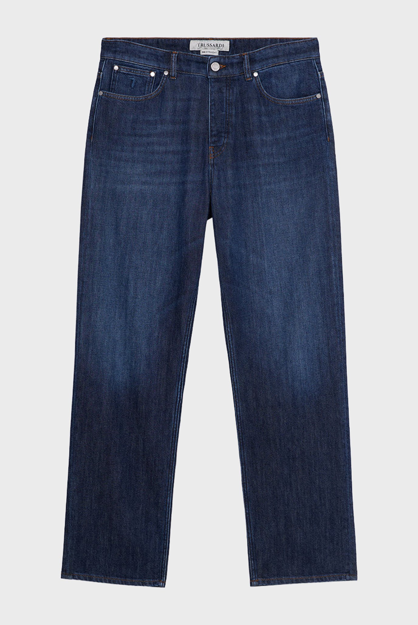 Джинсы MJ390D14 5 POCKET 390 STRAIGHT - BLUE DENIM SW + CHEMICAL 5