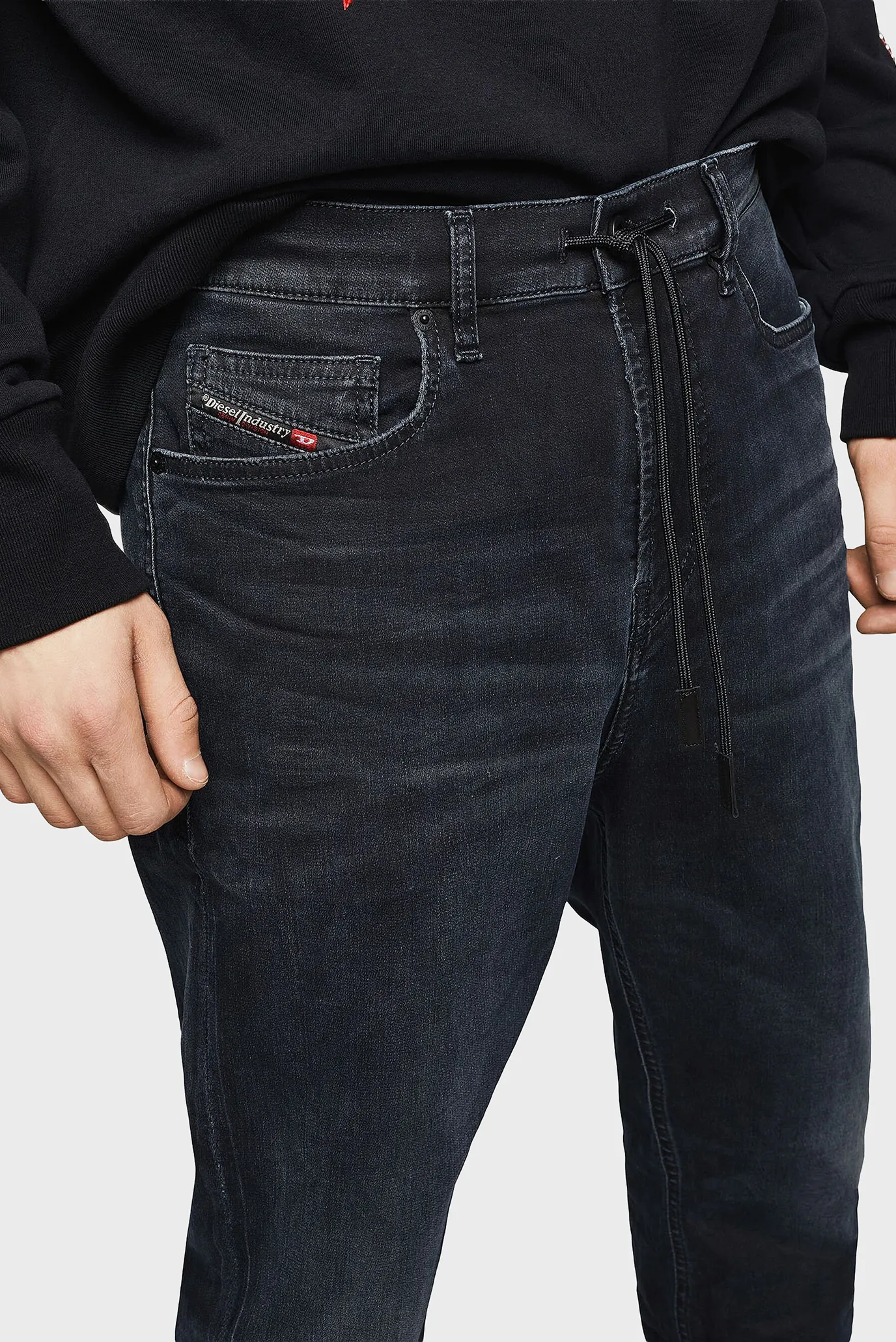 Мужские черные джинсы D-VIDER CB-NE 4