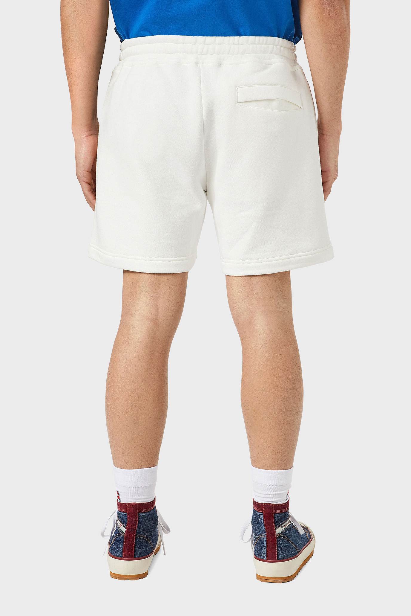 Мужские белые спортивные шорты P-STELT Diesel Мужские белые спортивные шорты P-STELT 9