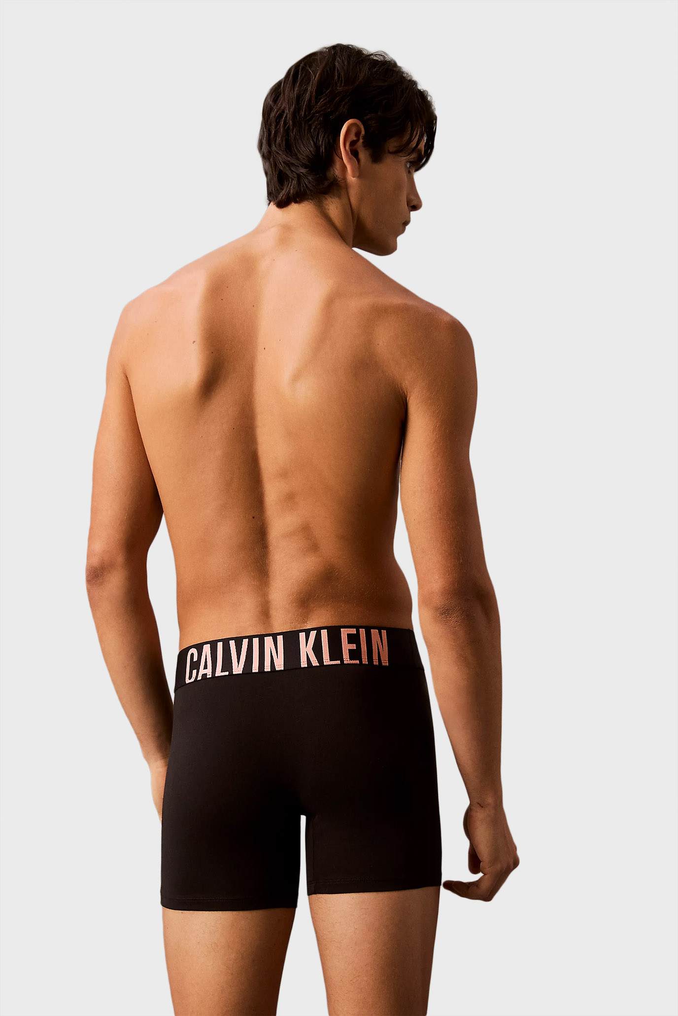 Мужские черные боксеры (3 шт) BOXER BRIEF 3