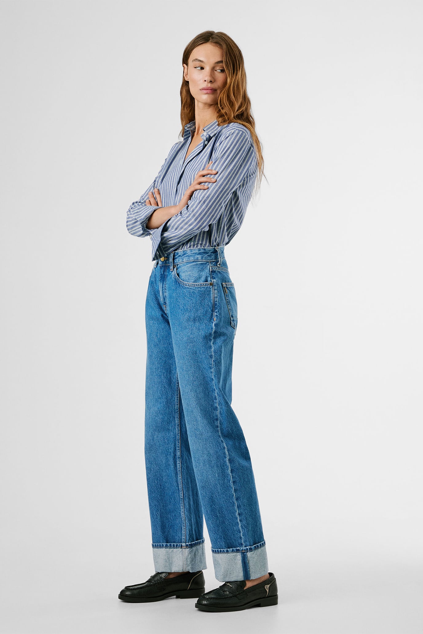 Джинсы LOOSE ST LW TURN-UP 3