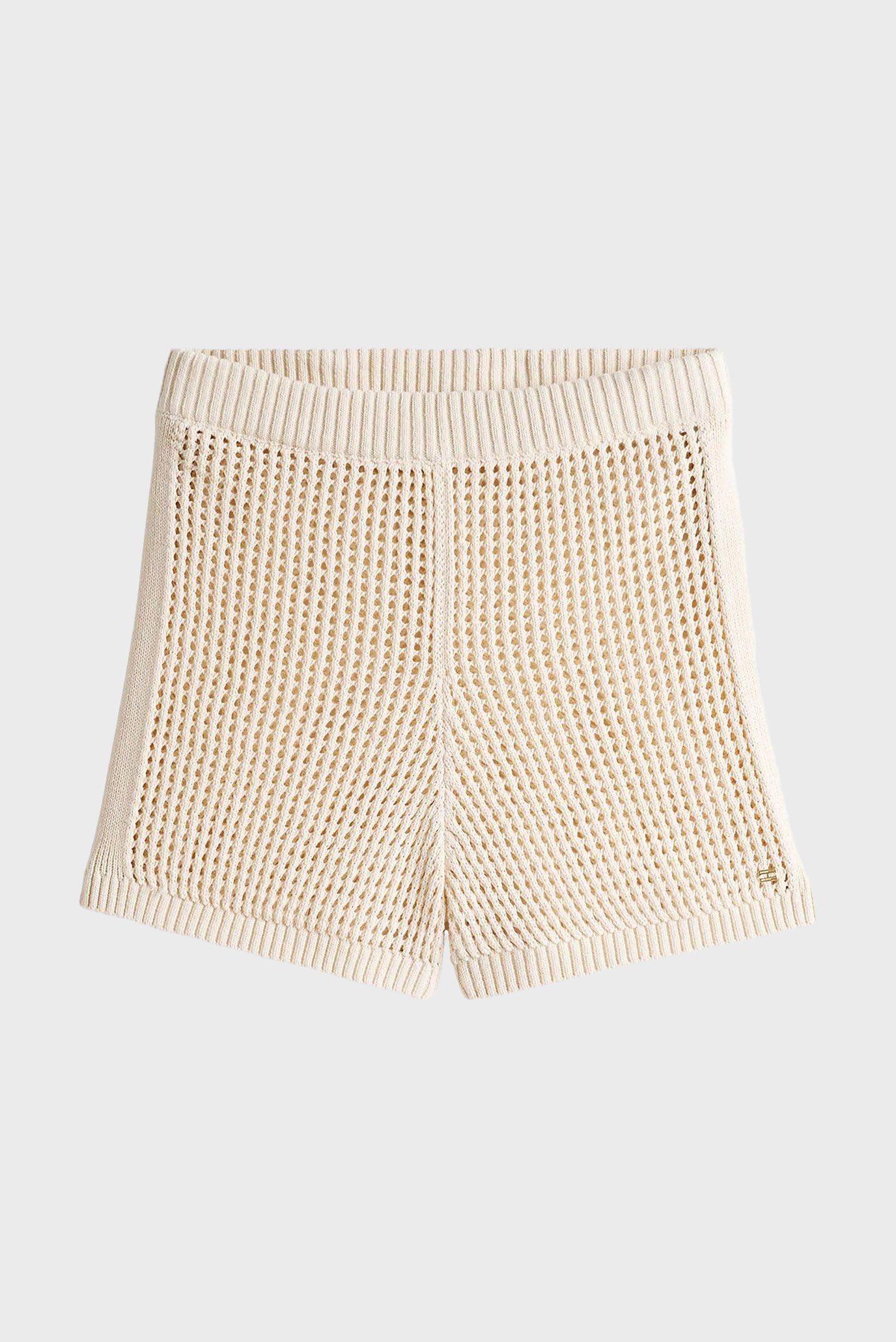 Женские бежевые шорты CROCHETTommy Hilfiger Женские бежевые шорты CROCHET 5