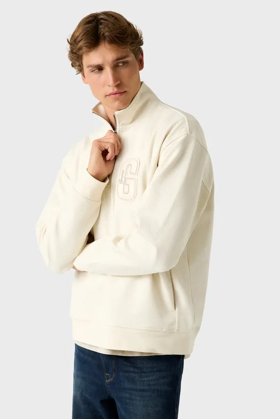 Свитшот HARRIS TWILL ZIP MOCK NECK Guess