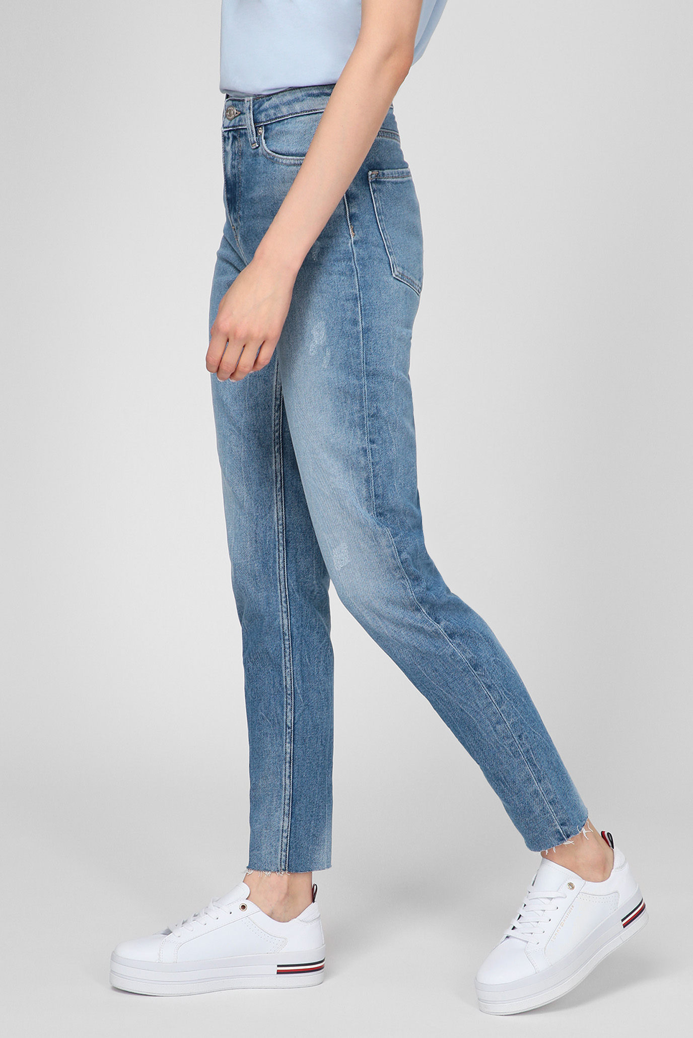 Женские синие джинсы GRAMERCY TAPERED HW A LAY 8