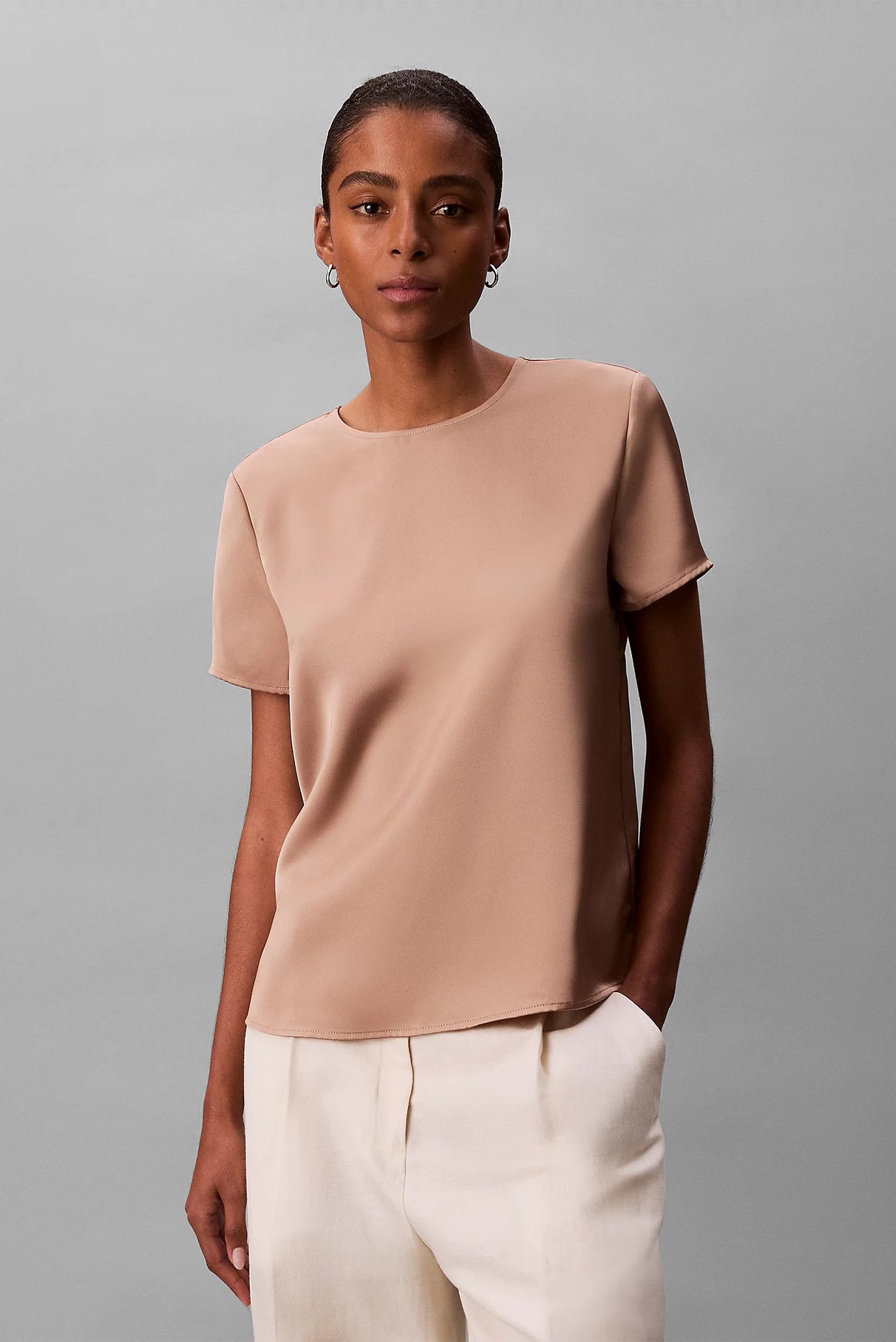 Топ Matte Shine Satin SS Shell Top 1