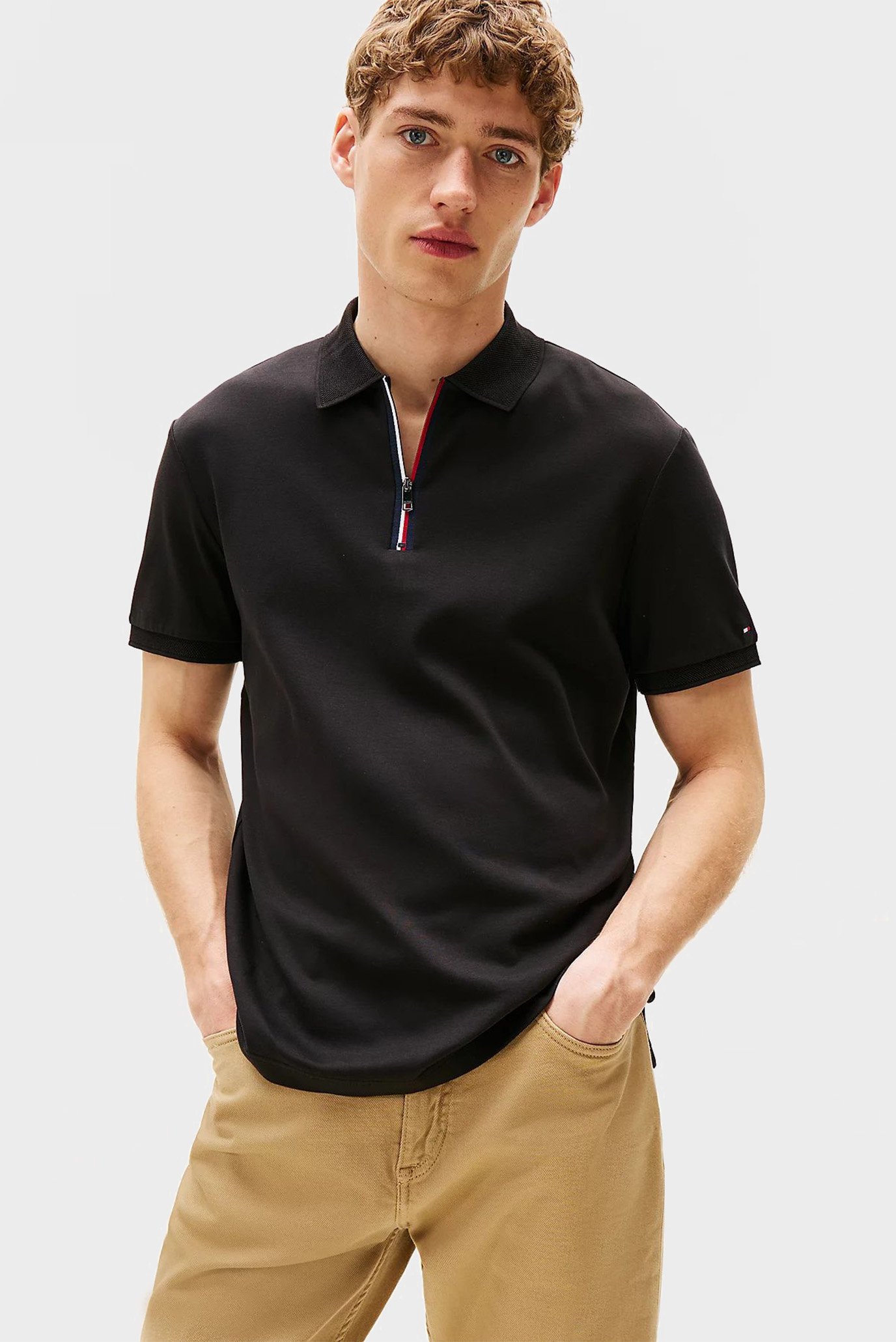 Поло INTERLOCK ZIP REG POLO 1