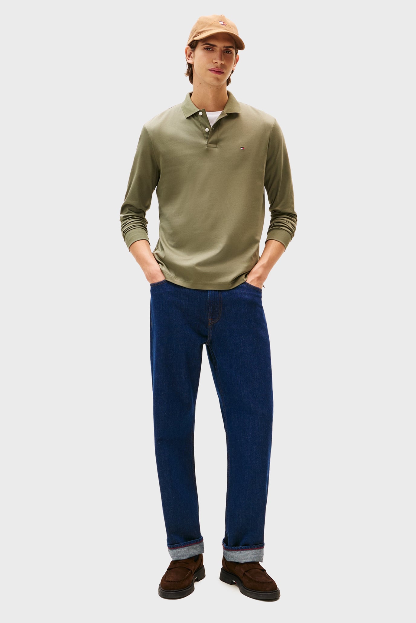 Поло с длинным рукавом L S LIQUID COTTON REG POLO 3