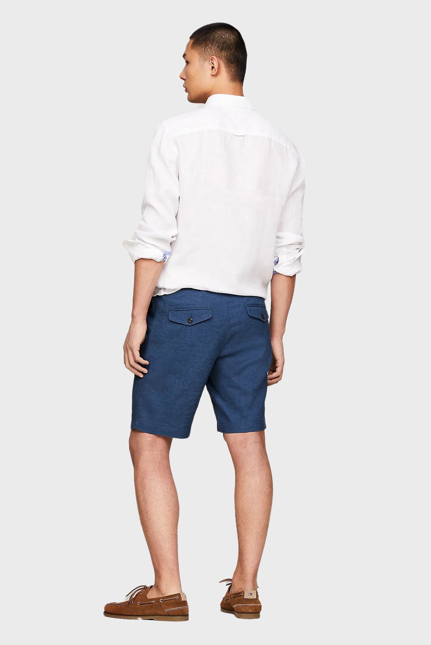 Мужские синие льняные шорты HARLEM PO DRWS LINEN Tommy Hilfiger Мужские синие льняные шорты HARLEM PO DRWS LINEN 2