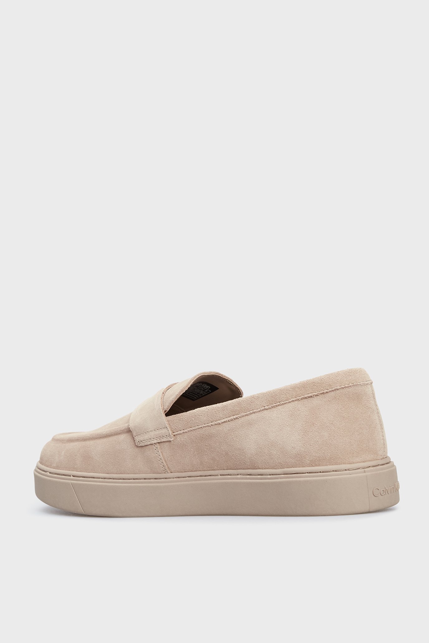 Мужские бежевые замшевые лоферы LOW TOP MOC HYBRID SUE 9