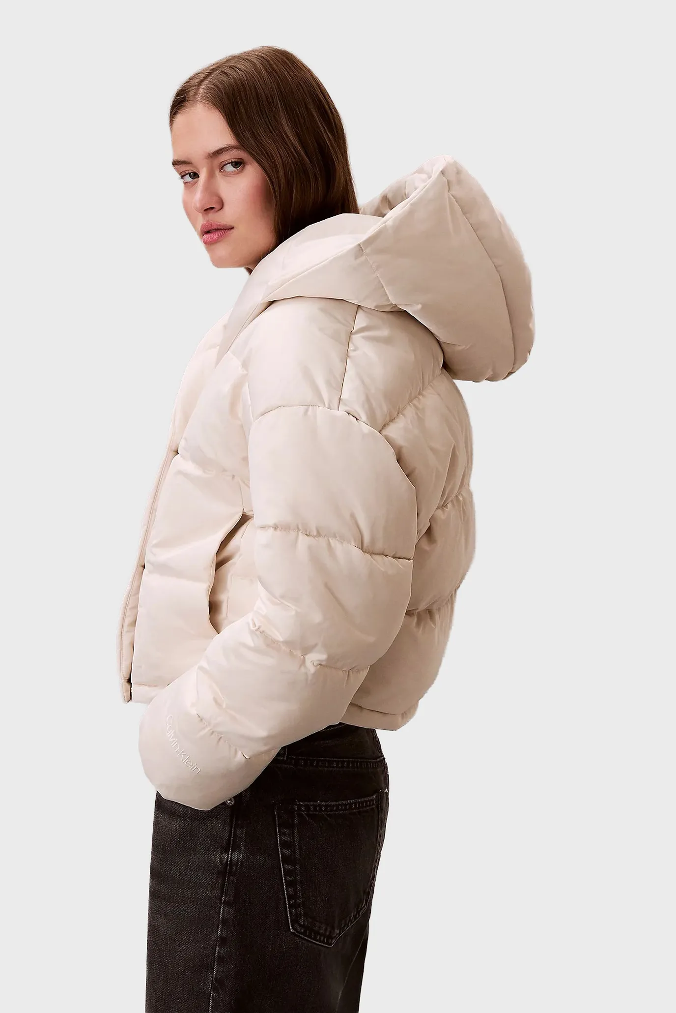 Куртка демисезонная MID WEIGHT SATIN SHORT WRAP PUFF 3