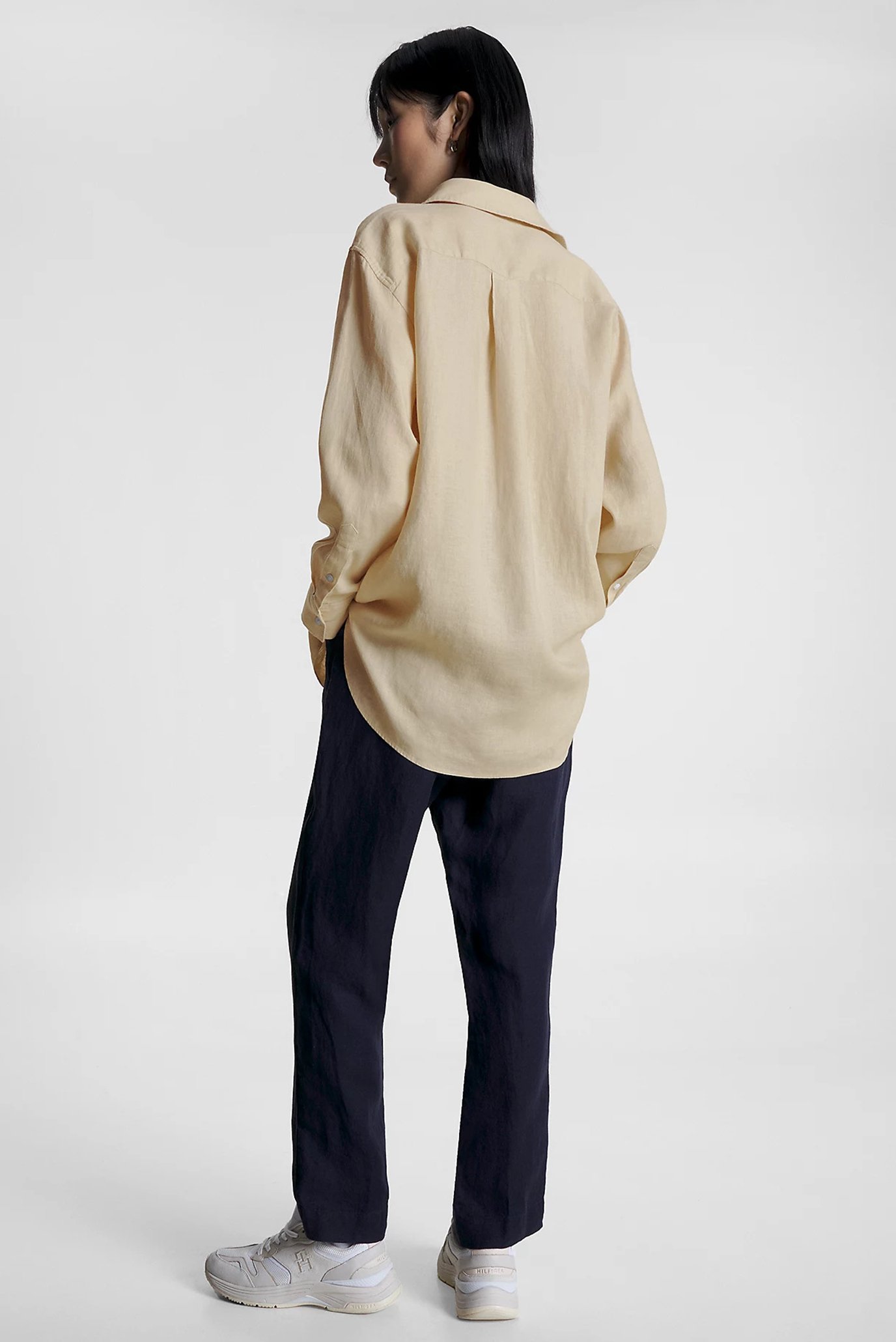 Рубашка LINEN OVERSIZED SHIRT LS 4