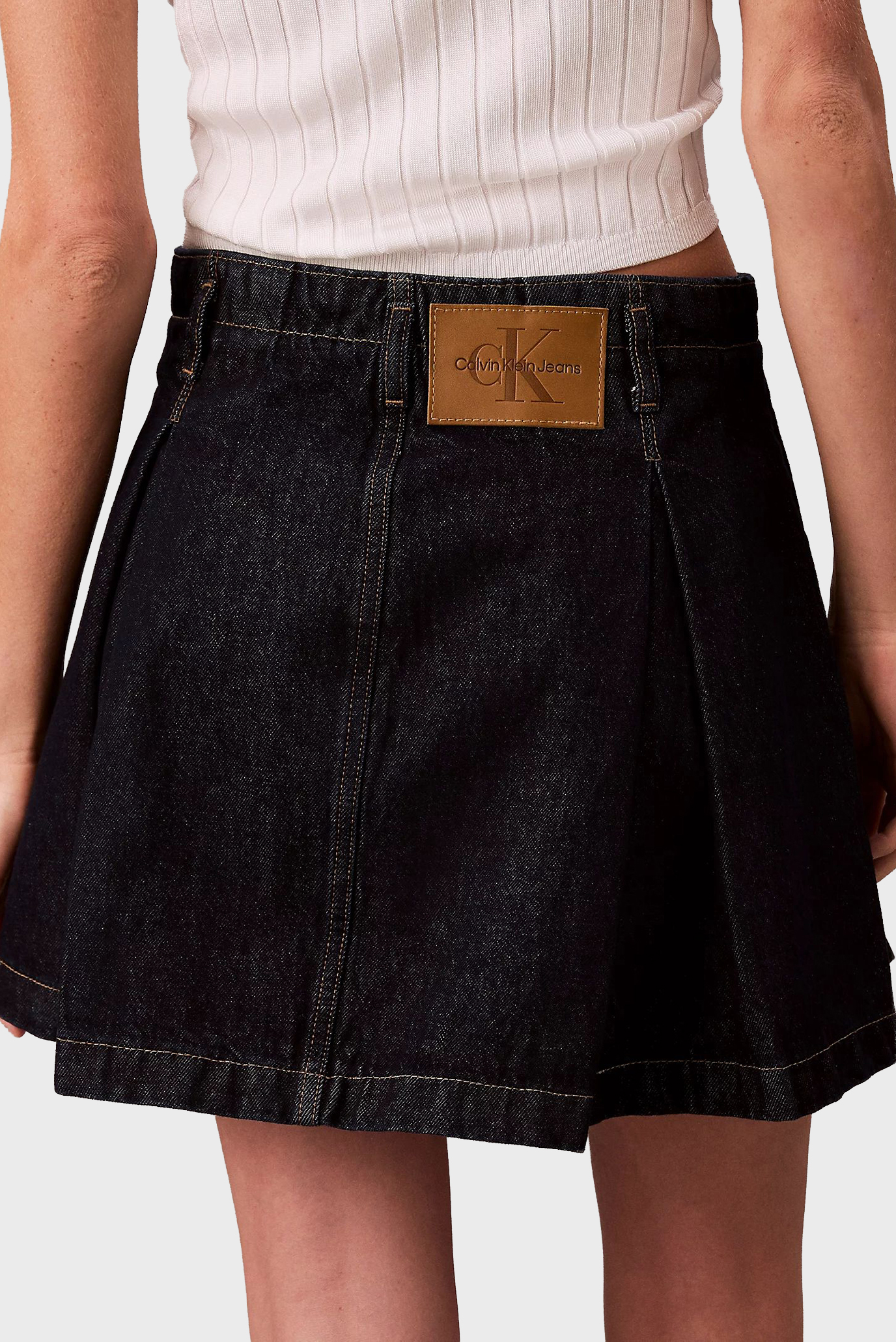 Юбка PLEATED DENIM SKIRT CK CLASSIC R 5