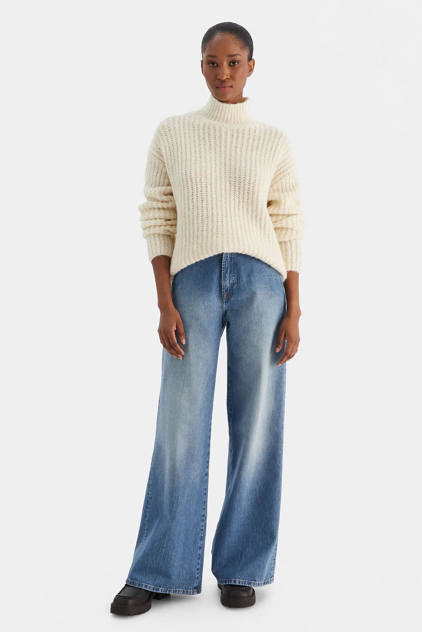 Свитер Brushed Wool LS T-Neck 2