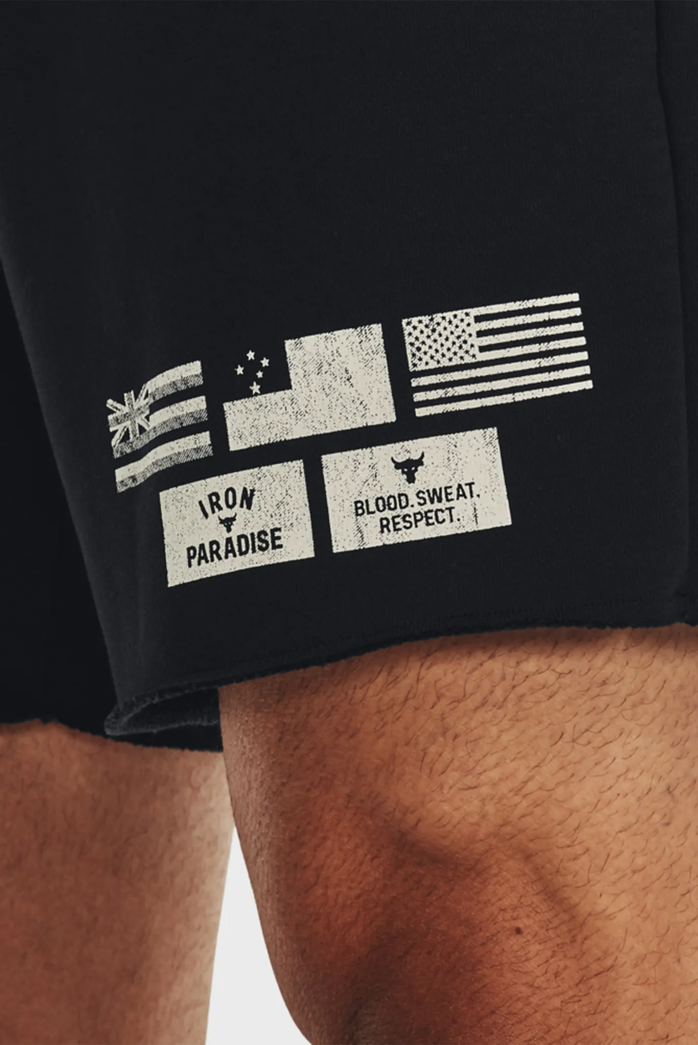 Мужские черные шорты Pjt Rck HW Terry Sts Fam 5