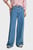 Женские синие джинсы в полоску WIDE LEG JEANS UHW JAIMY