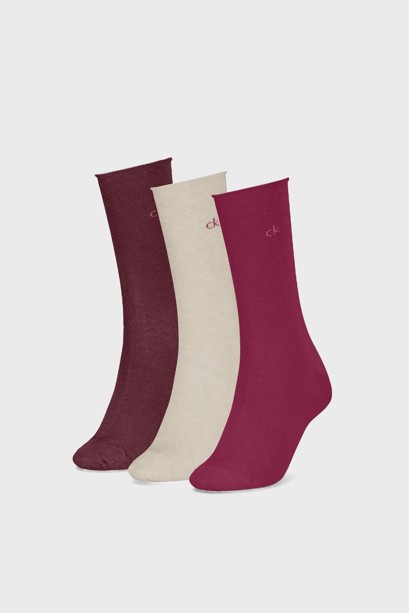 Носки CK WOMEN SOCK 3P ROLLTOP 1