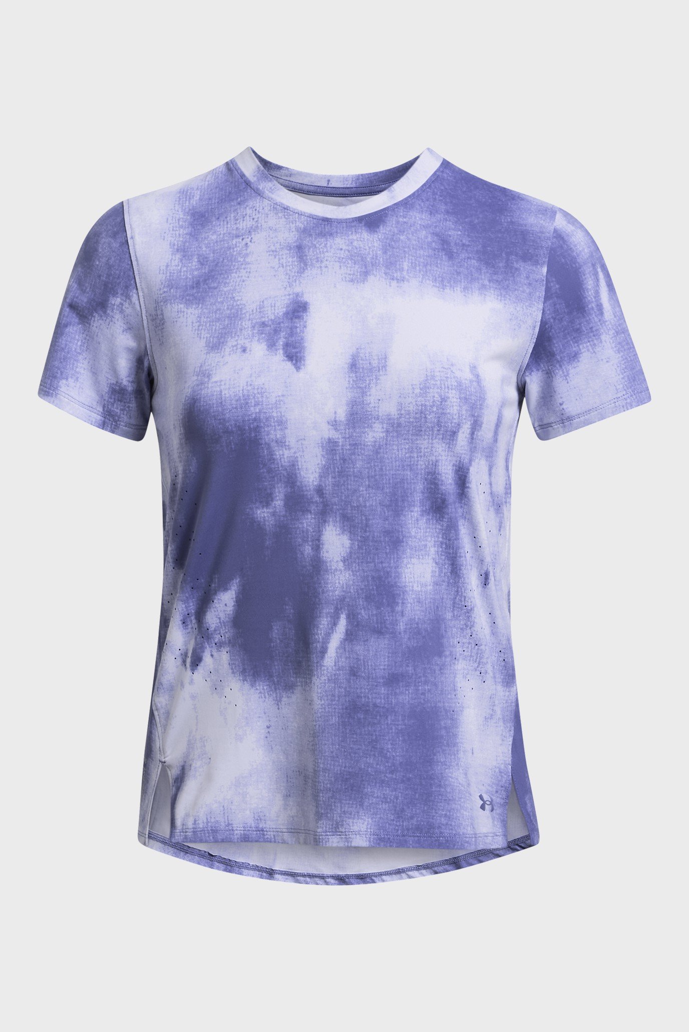 Женская фиолетовая футболка UA Launch Elite Printed SS 4