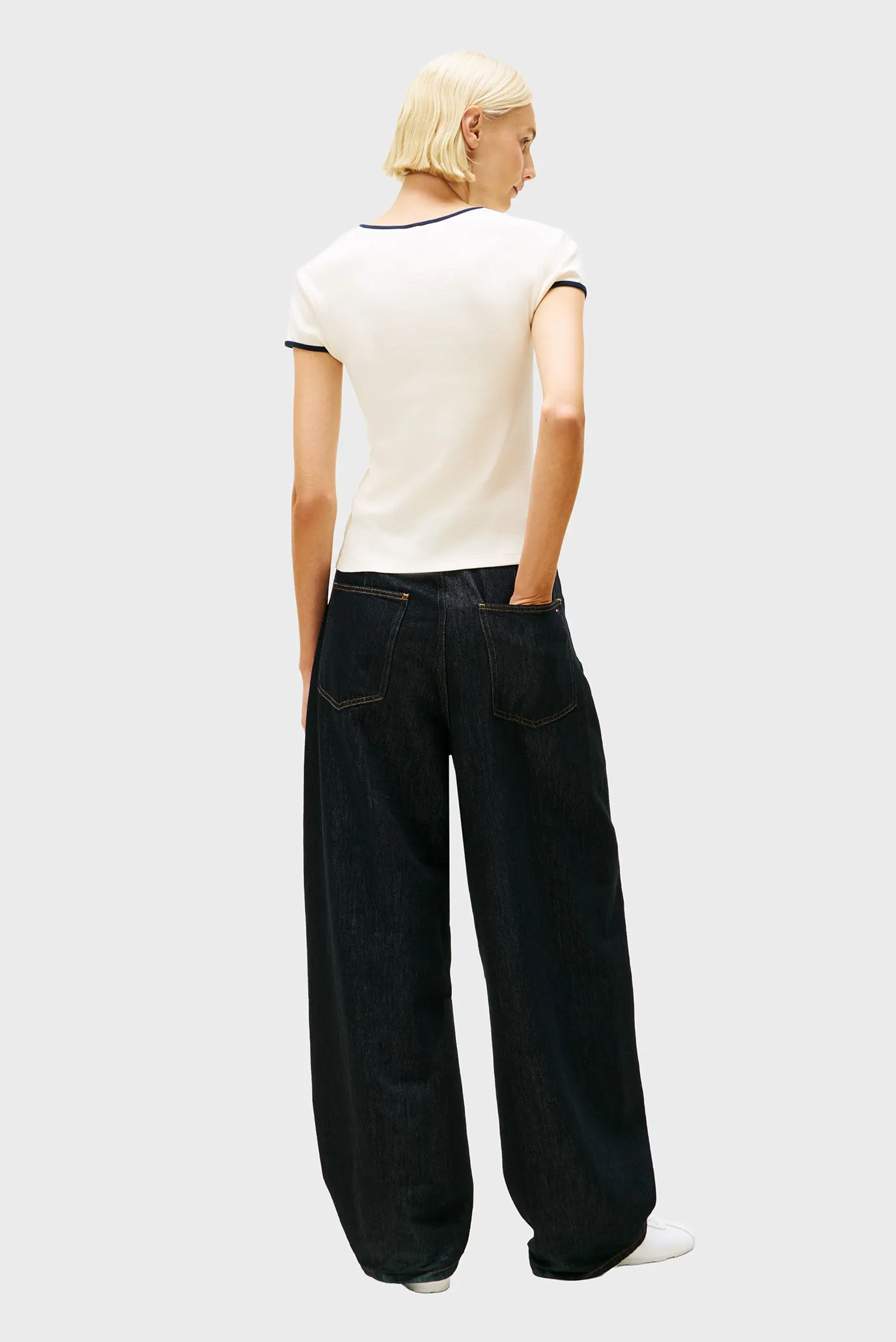 Футболка VARSITY SLIM RINGER TEE 3