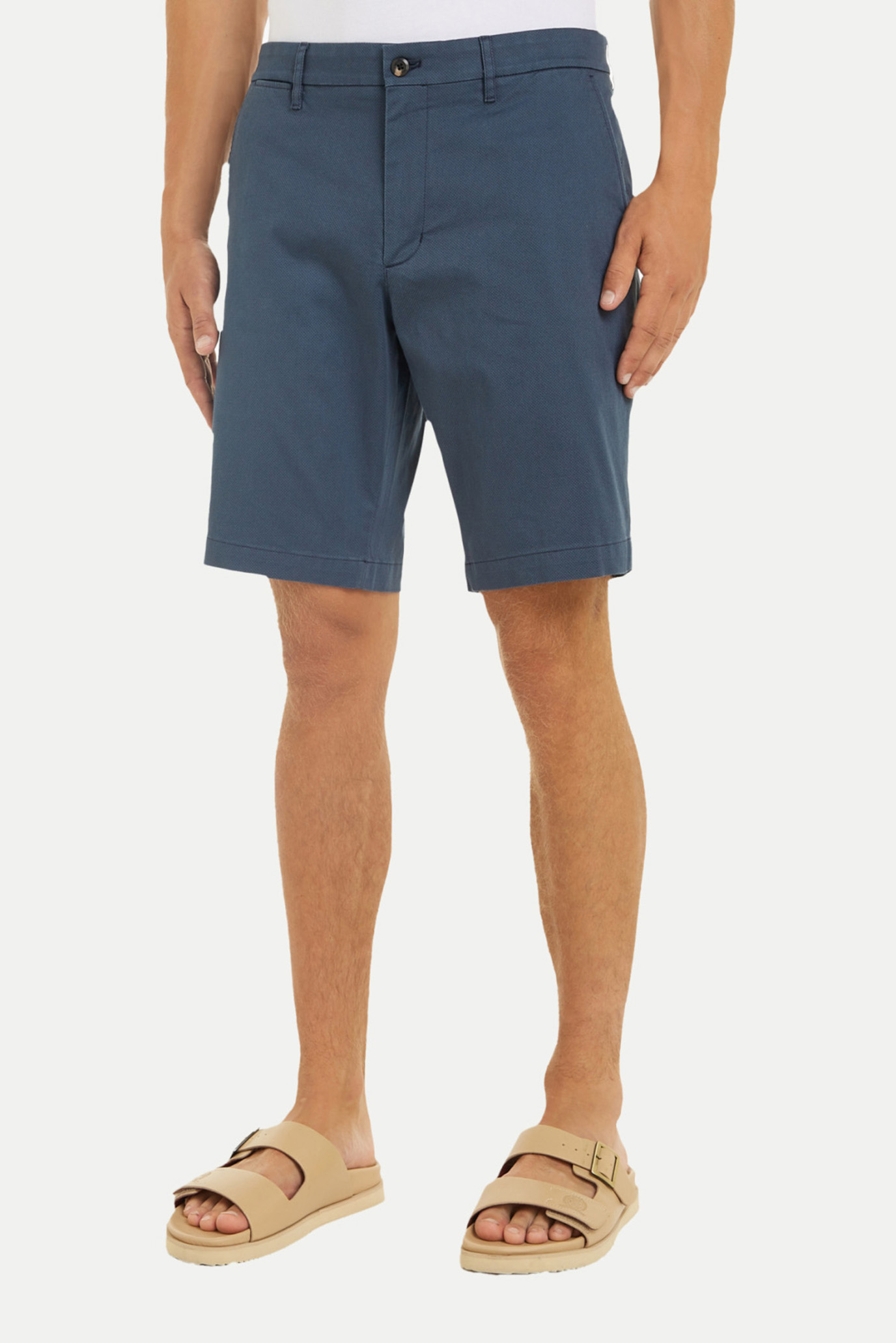 Мужские темно-синие шорты HARLEM PRINTED STRUCTURE 4