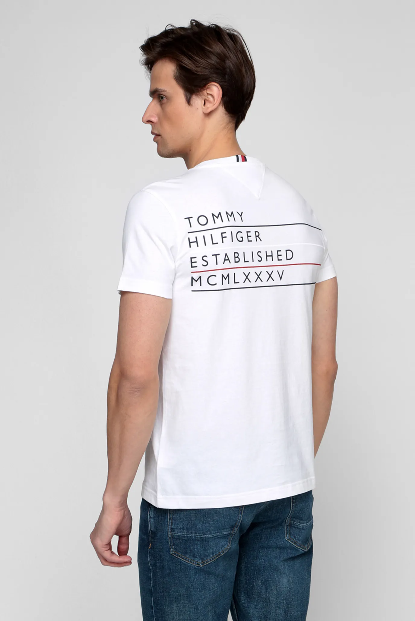 Мужская белая футболка 4