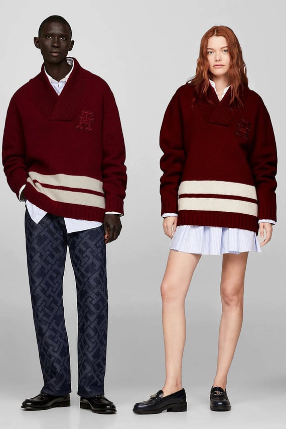 Свитер THC DG HIGH NECK CRICKET SWEATER
