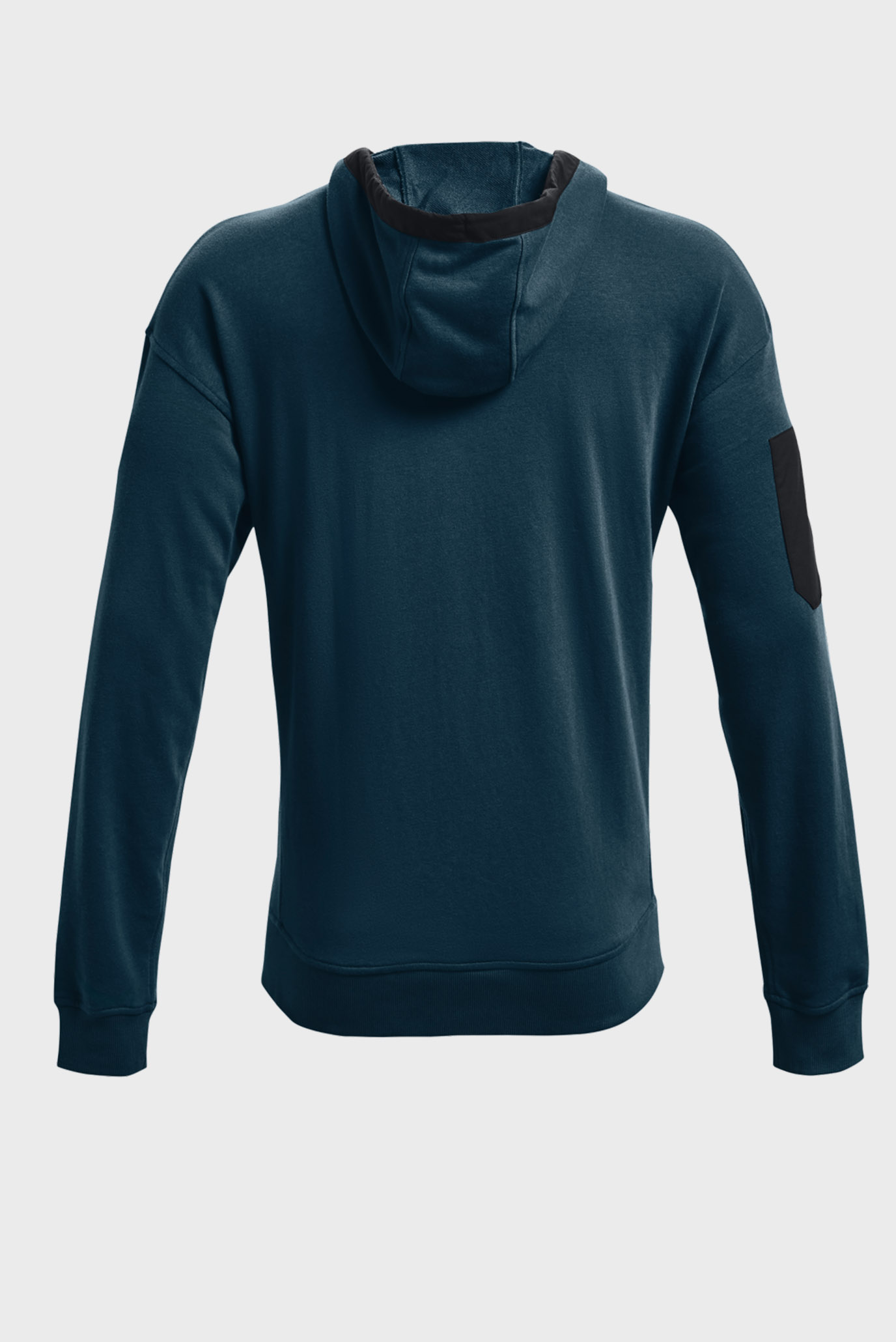 Мужское синее худи UA RIVAL TERRY SCRIBBLE FZ 6