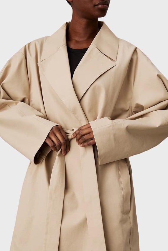 Женский бежевый тренч LS COTTON TRENCH COAT