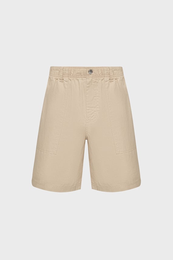 Мужские бежевые шорты LINEN