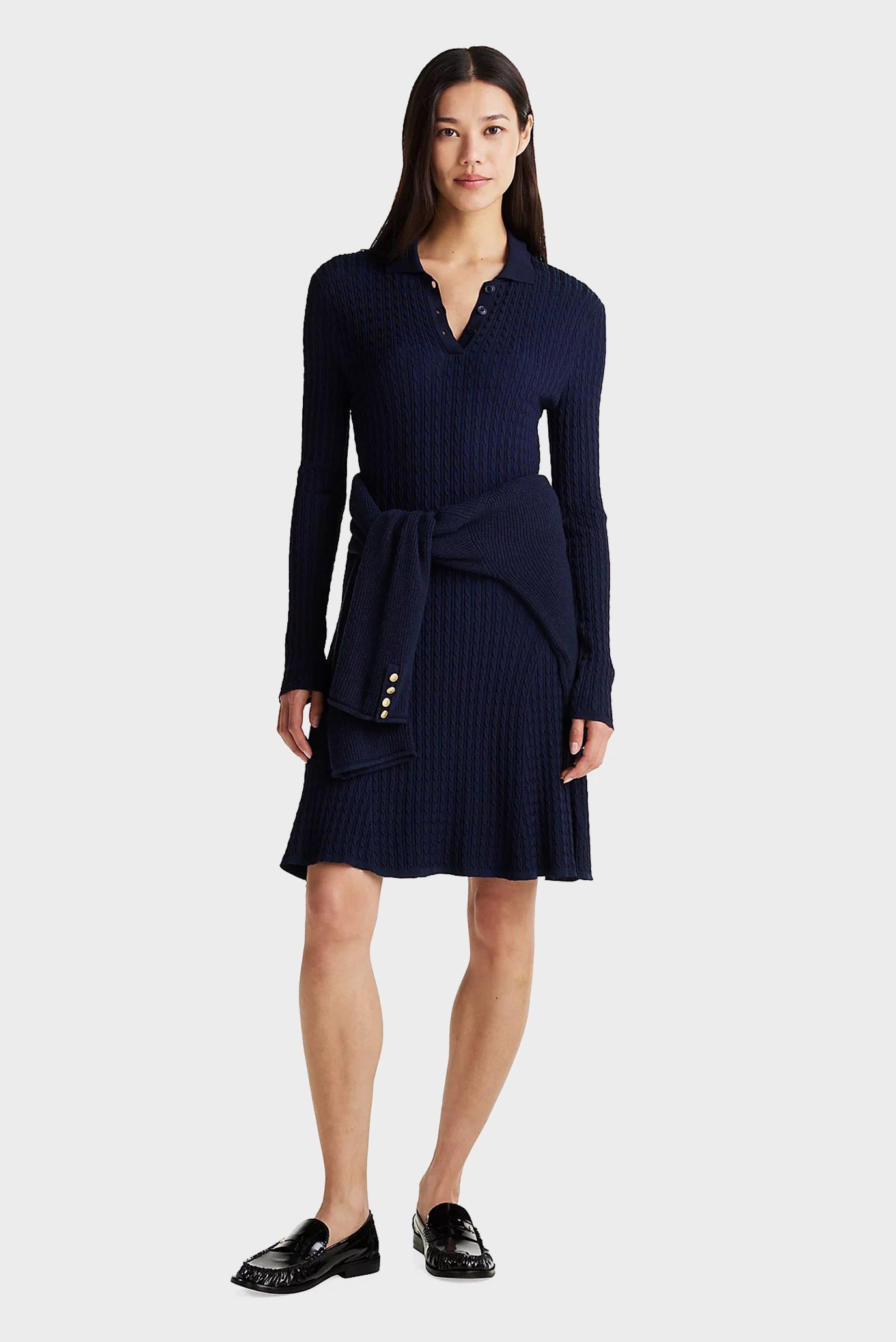 Платье RAYON CABLE F&F LS MIDI DRESS 1