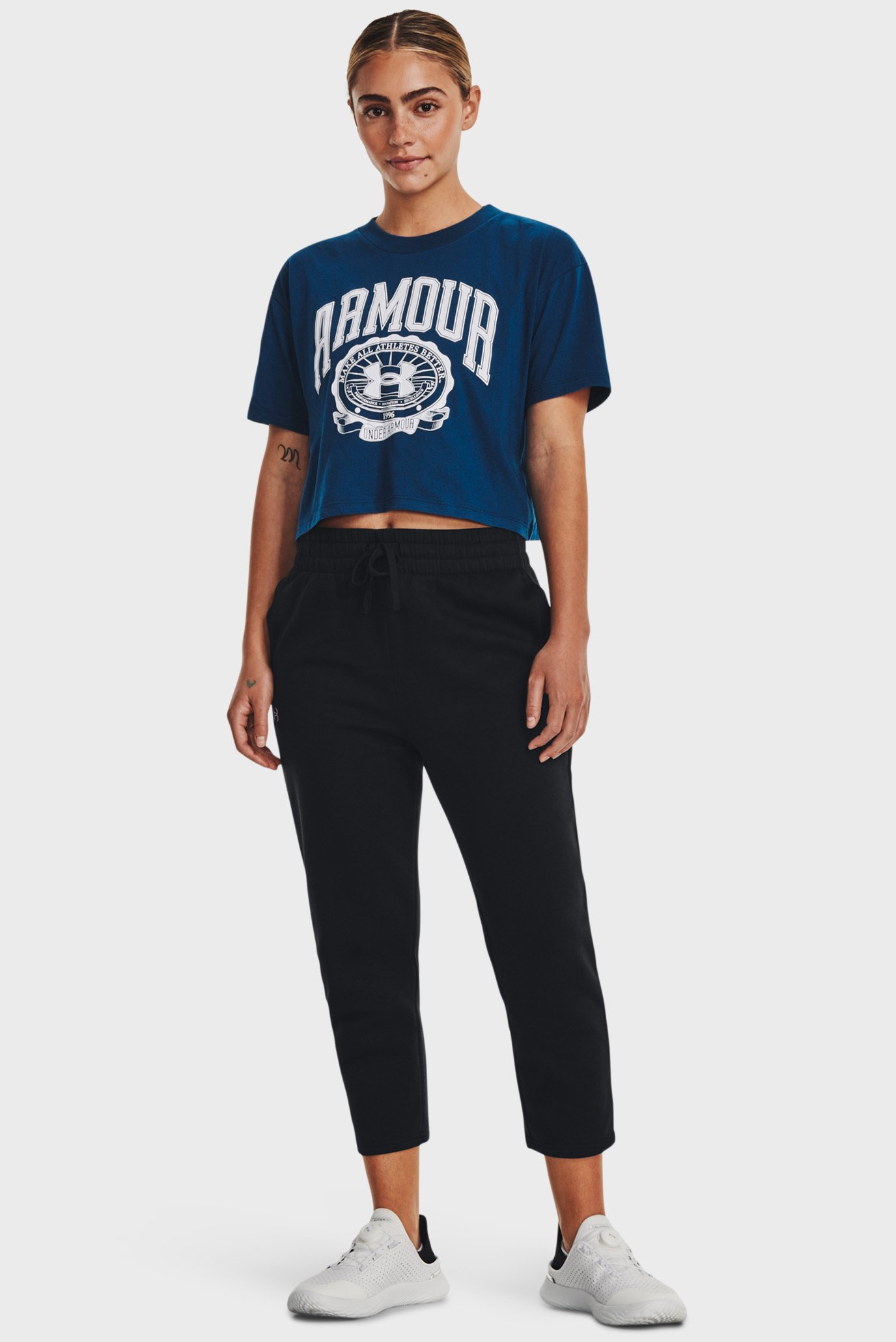 Футболка UA COLLEGIATE CREST CROP SS 2