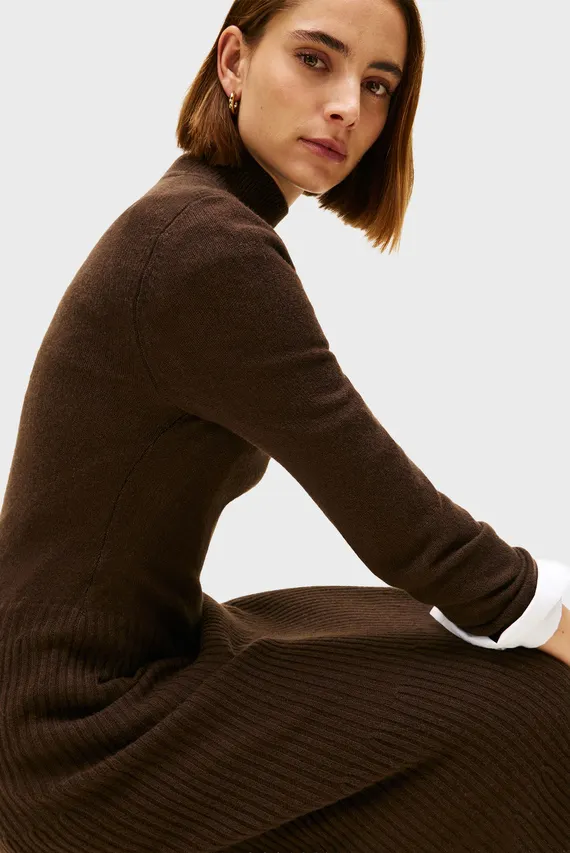 Платье SOFT WOOL LS MOCK-NK SWT DRESS Tommy Hilfiger