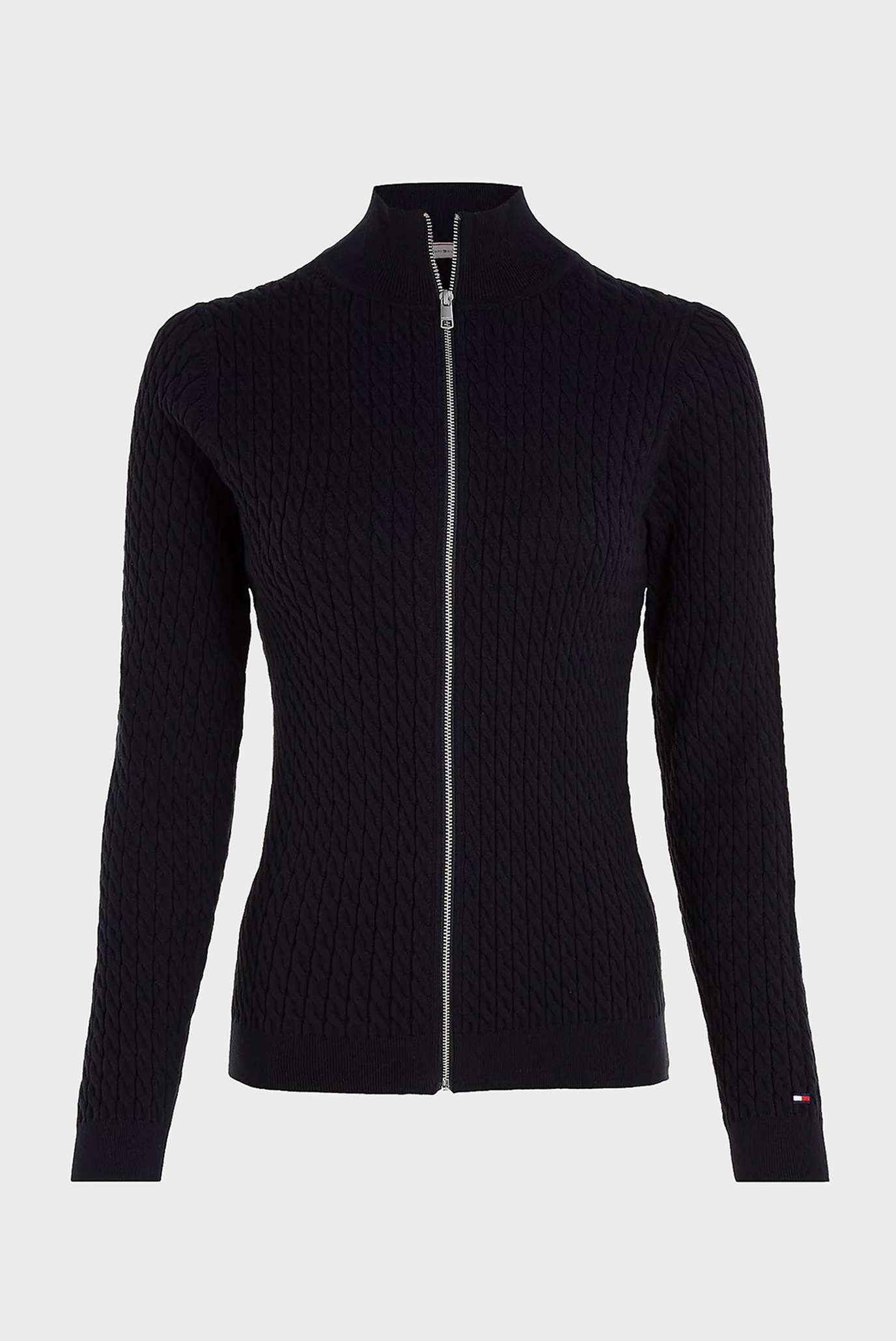 Кардиган SKINNY CABLE ZIP CARDIGAN Tommy Hilfiger Кардиган SKINNY CABLE ZIP CARDIGAN 5