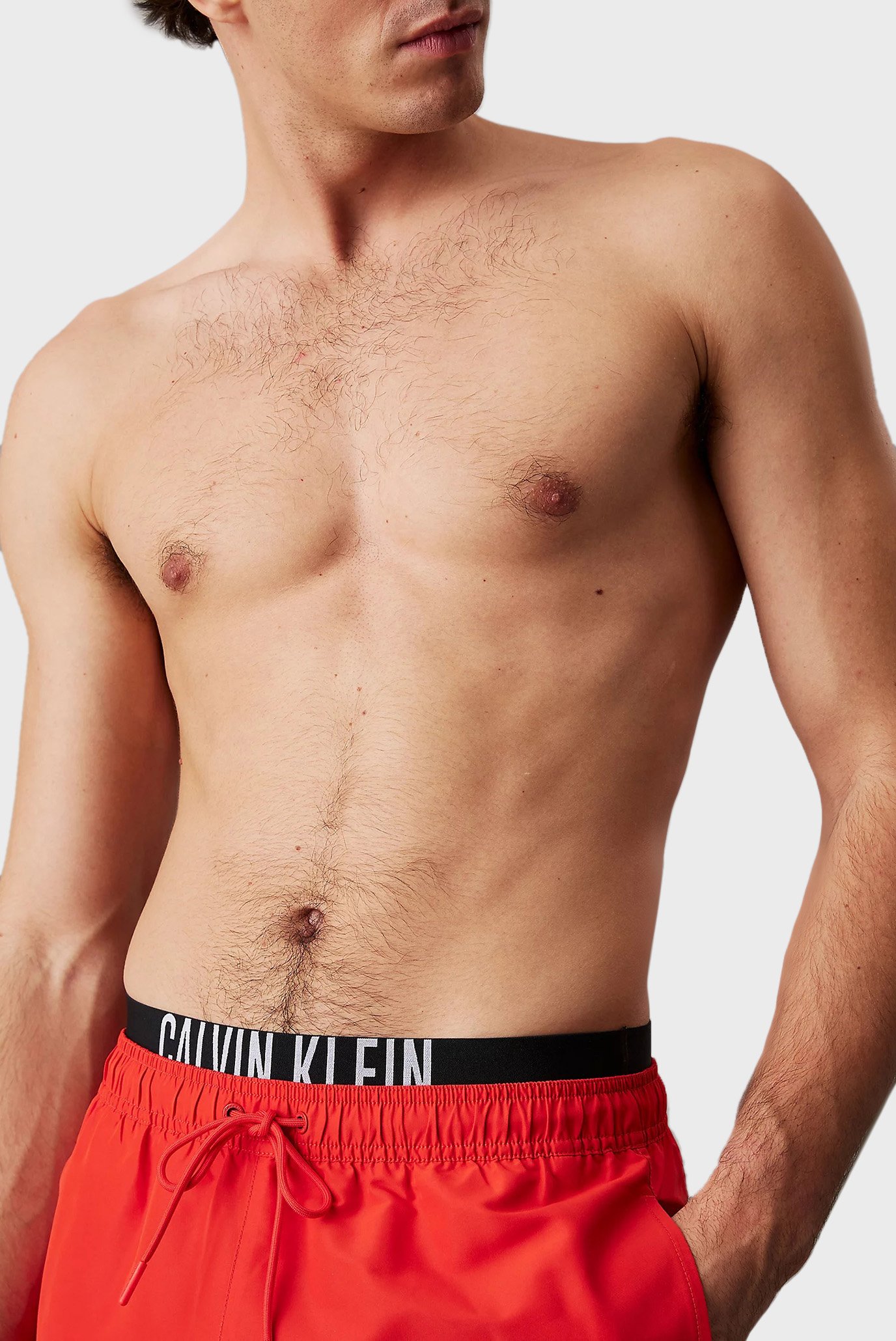 Мужские красные плавательные шортыCalvin Klein Jeans Мужские красные плавательные шорты 4