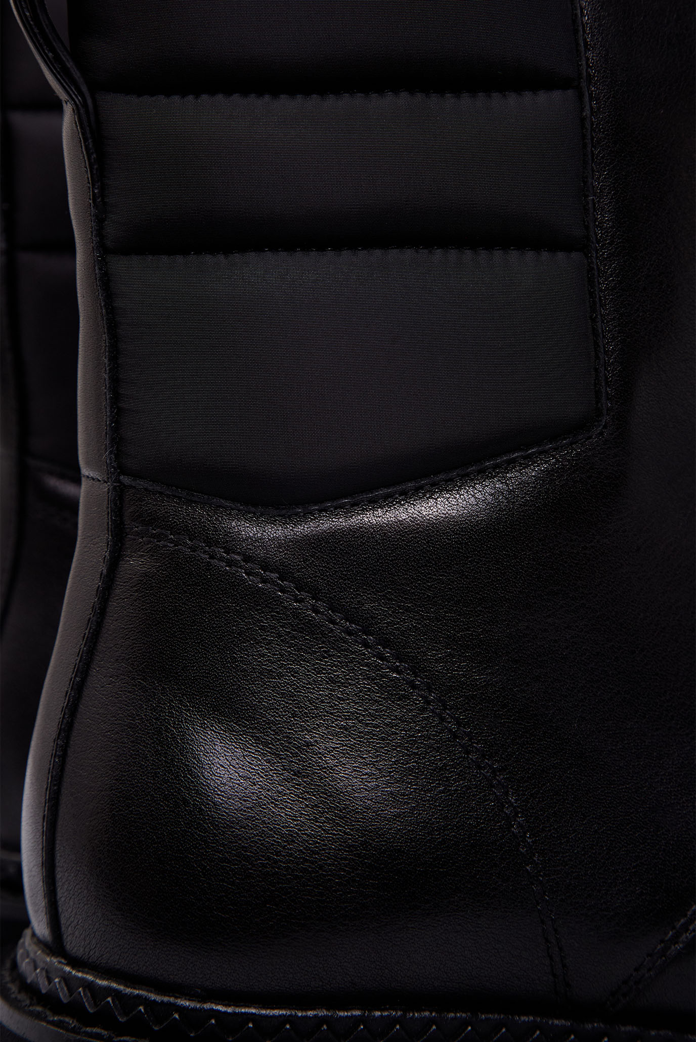 Женские черные кожаные ботинки Ina-Maria 5