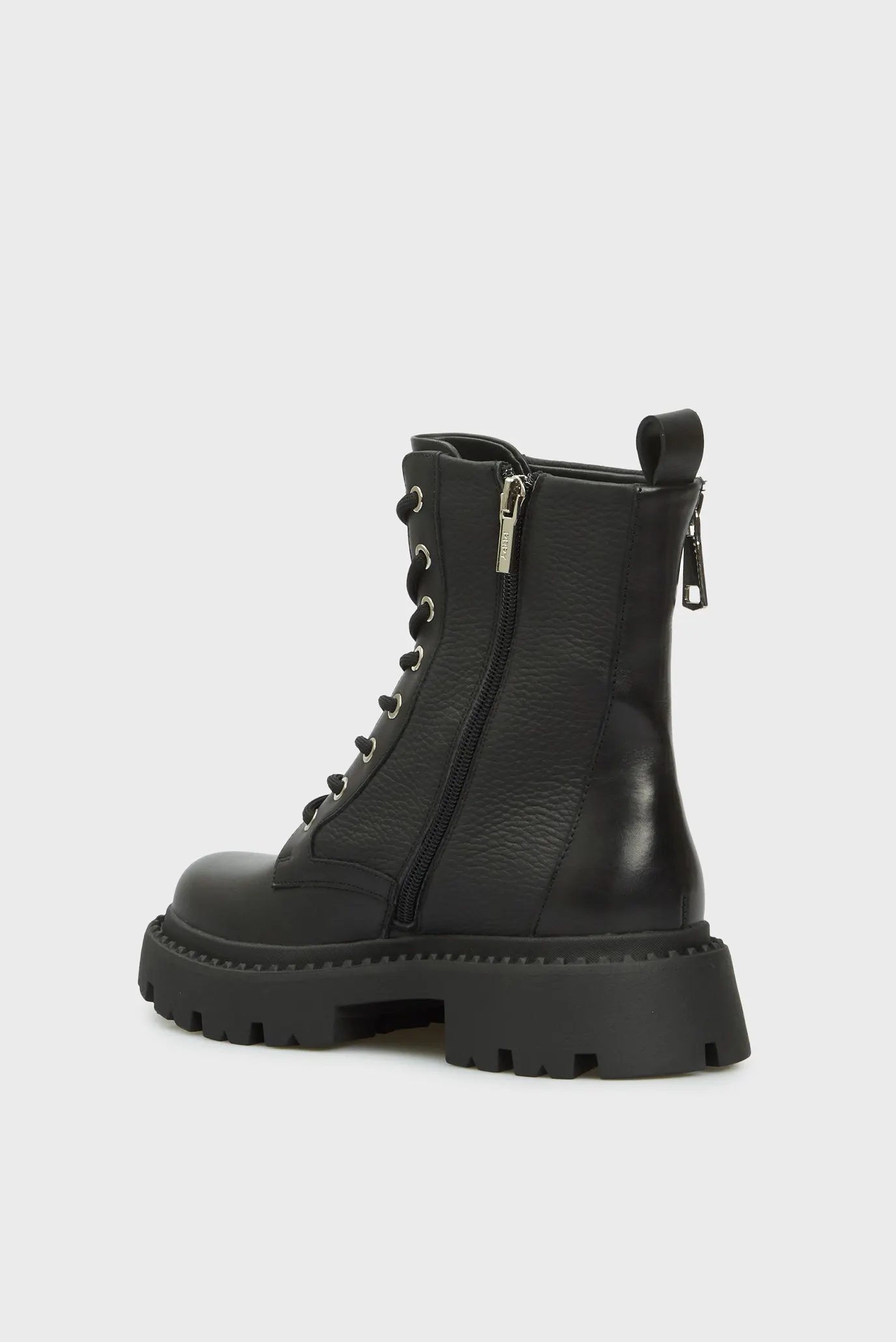 Женские черные кожаные ботинки Mindy 3