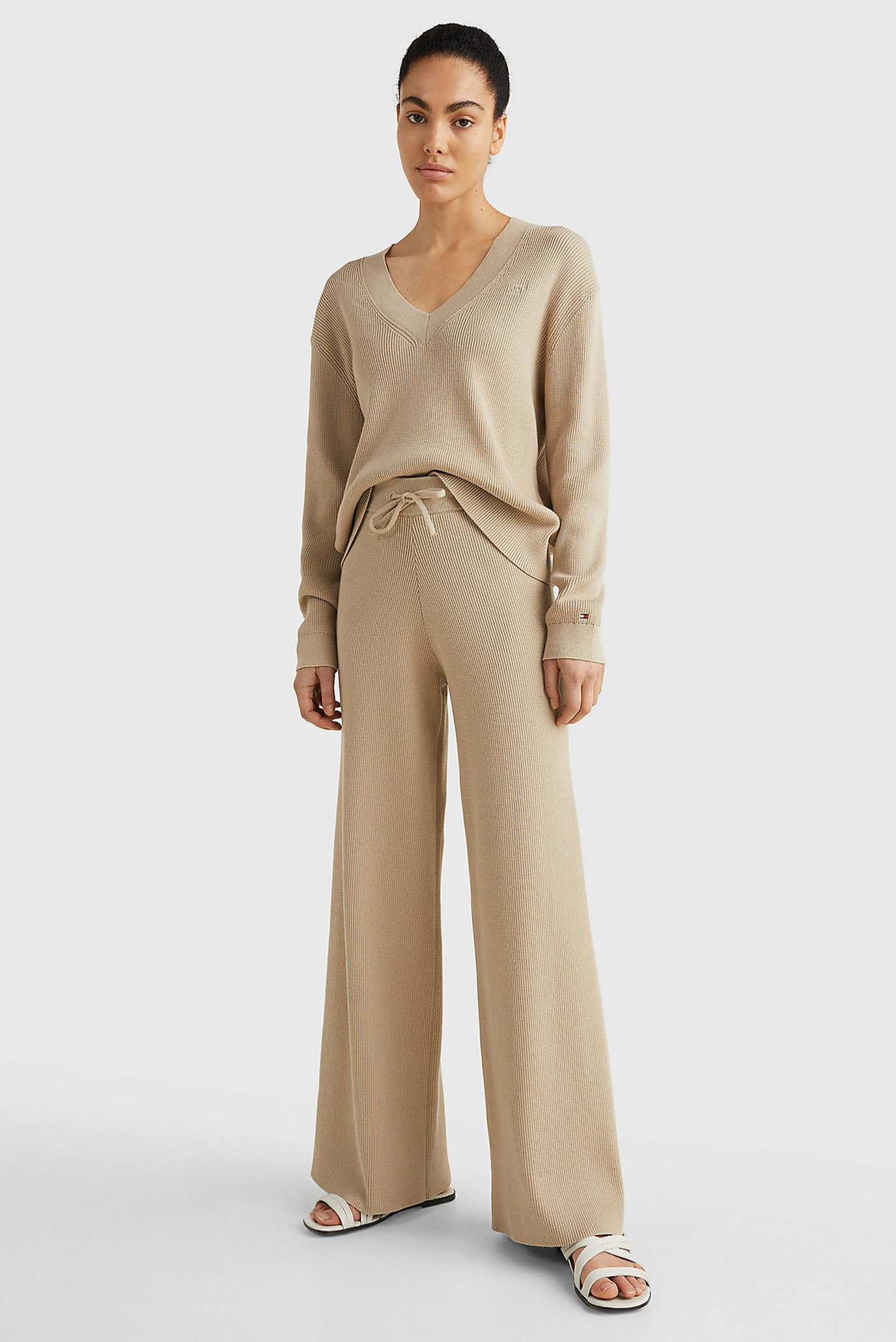 Штаны SOFT RIB WIDE LEG PANT 2