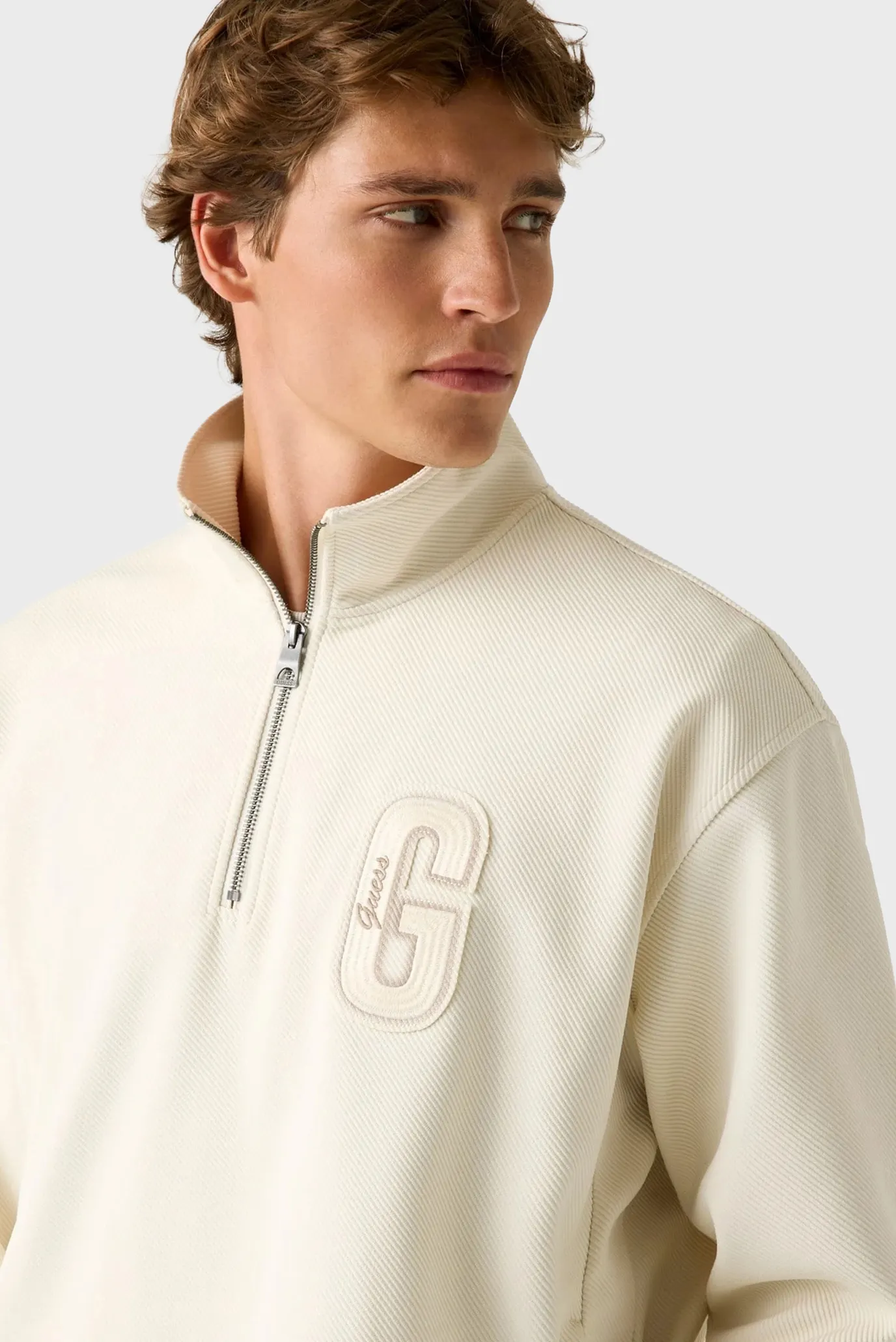 Свитшот HARRIS TWILL ZIP MOCK NECK 4