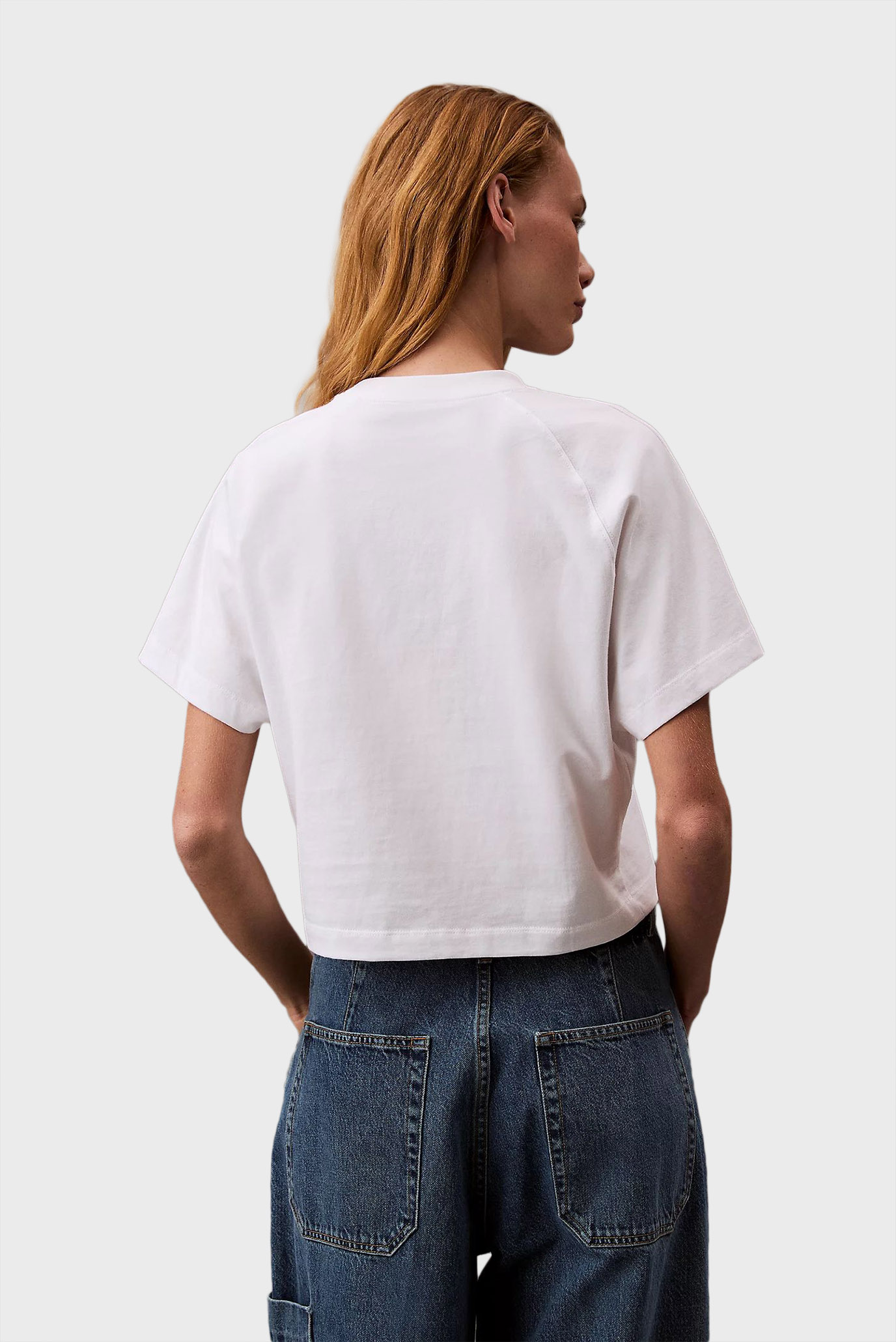 Футболка SS BOXY CK CREST CROP POCKET TEE 3