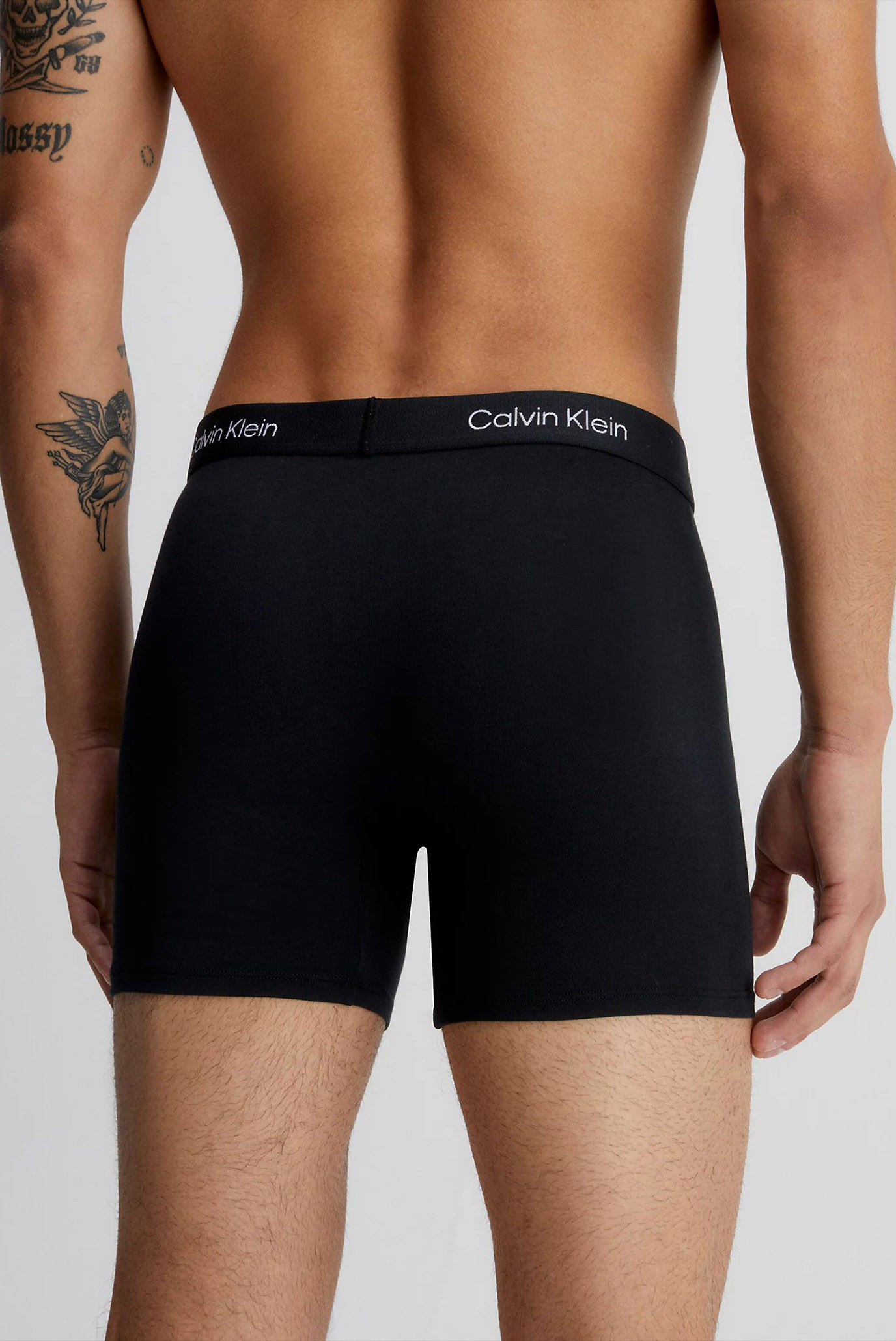 Мужские черные боксеры (3 шт) BOXER BRIEF 3PK 3